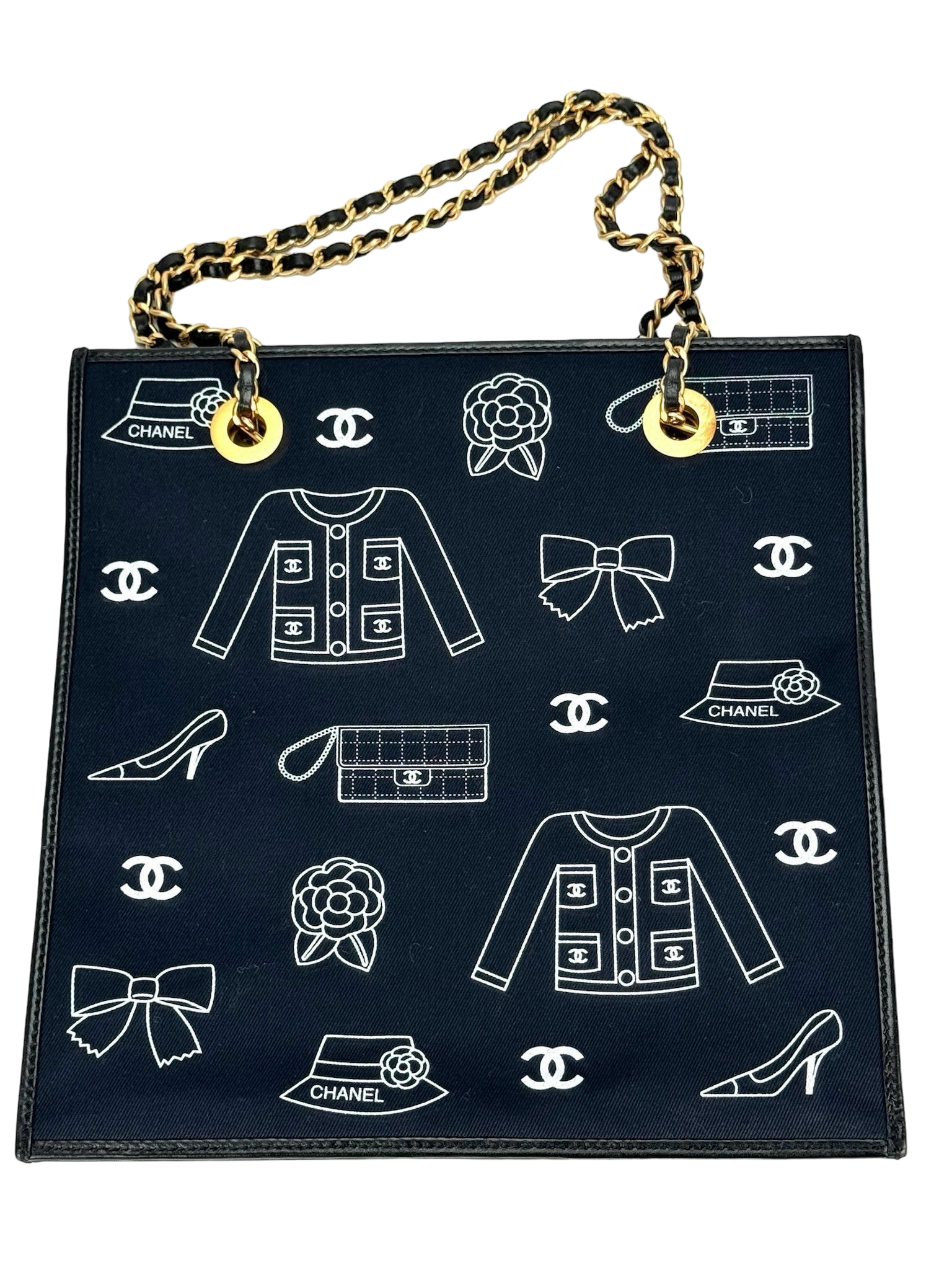 CHANEL - グラフィティ ダブルチェーン ショルダーバッグ – Camellia