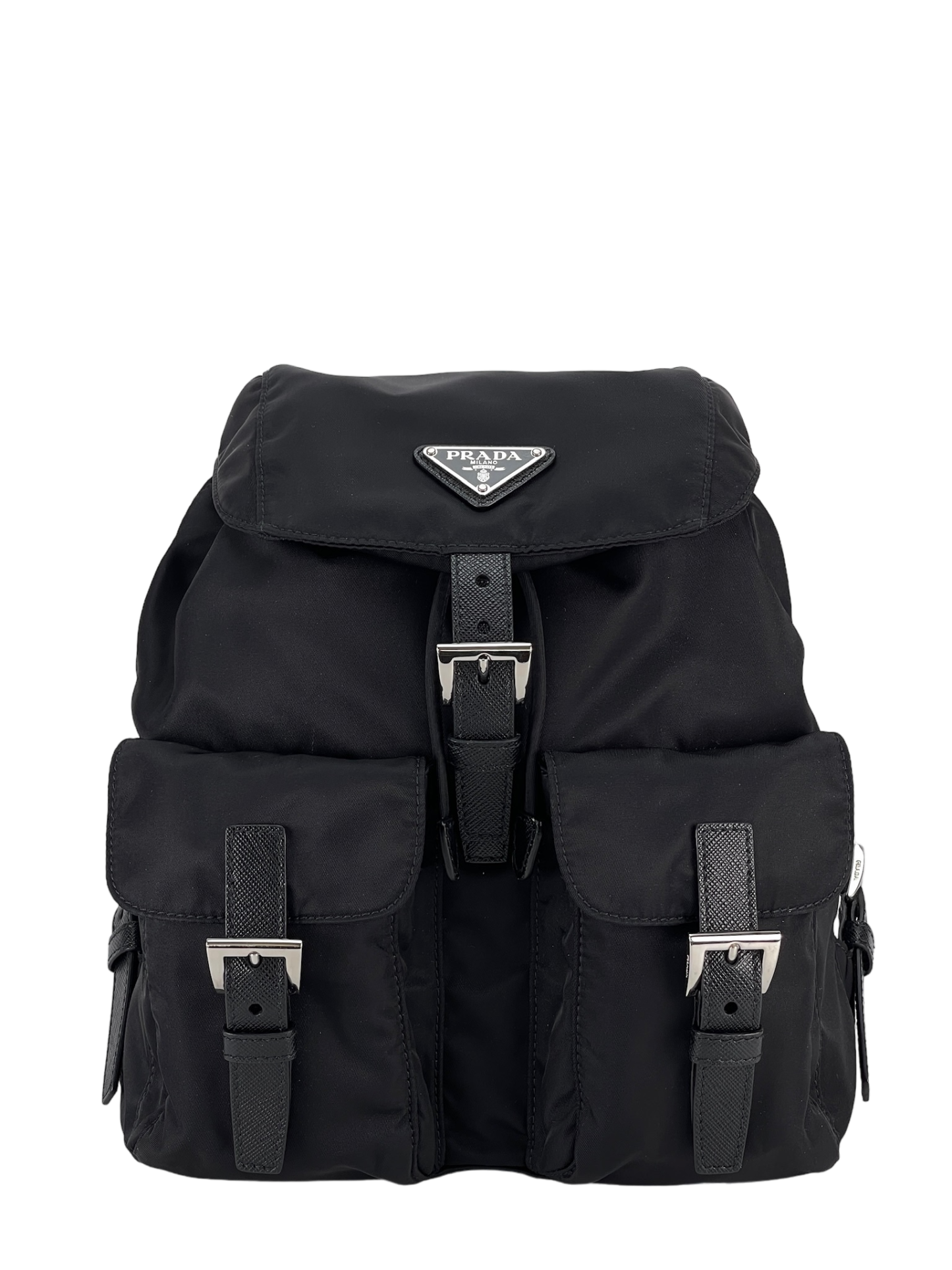 PRADA - Black Nylon Backbag