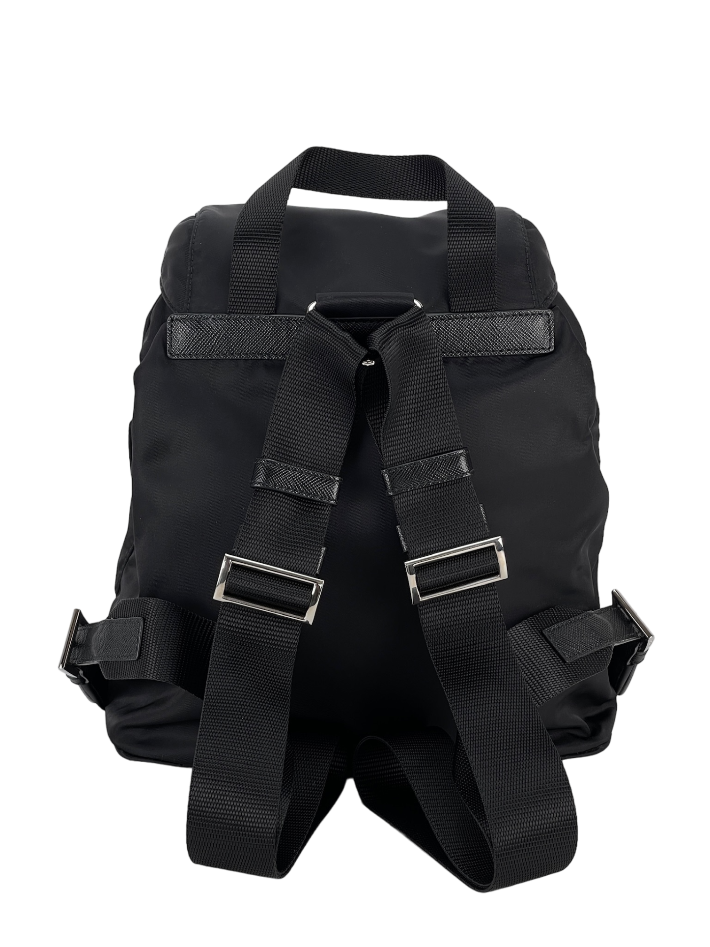 PRADA - Black Nylon Backbag