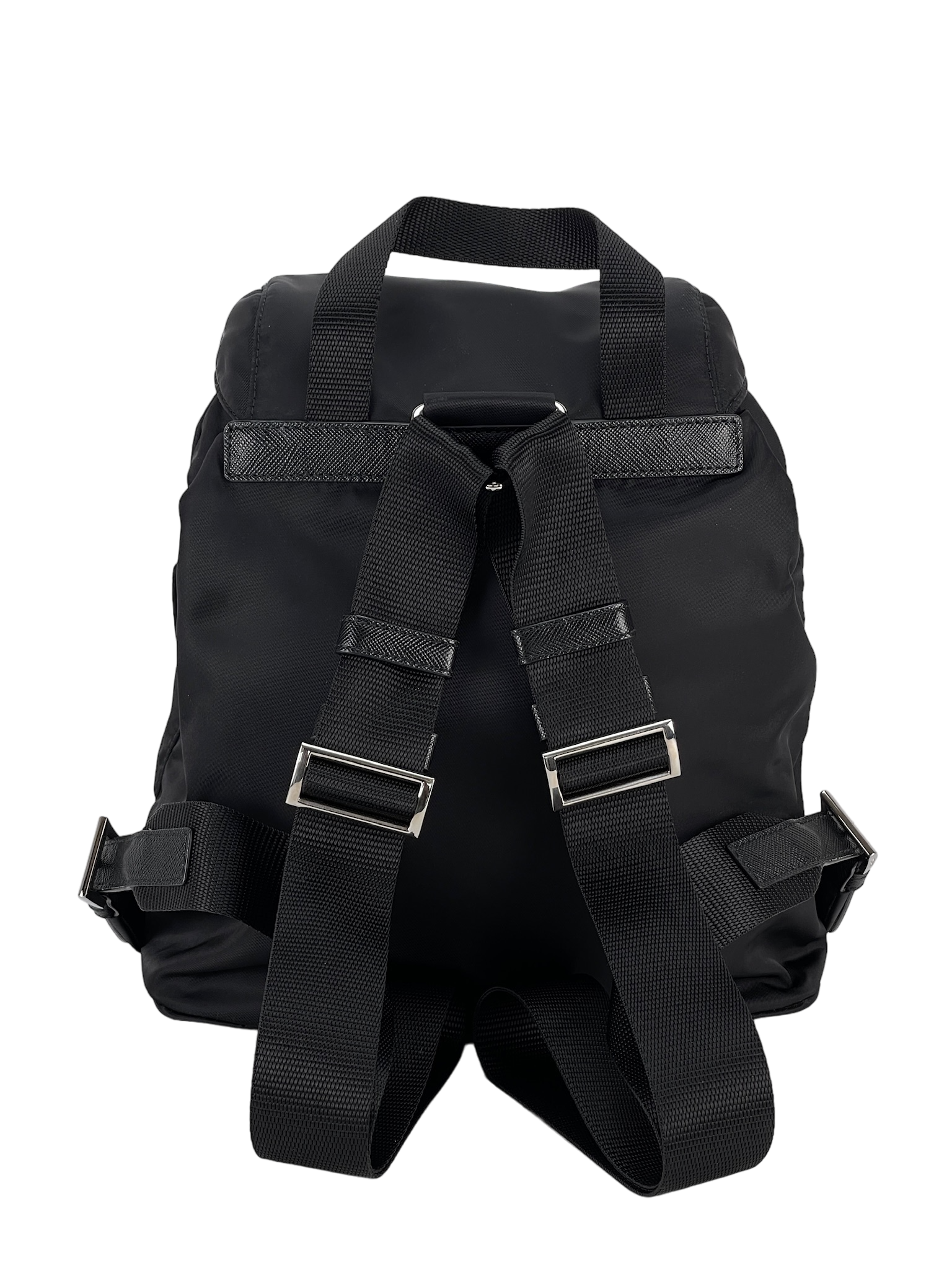 PRADA - Black Nylon Backbag