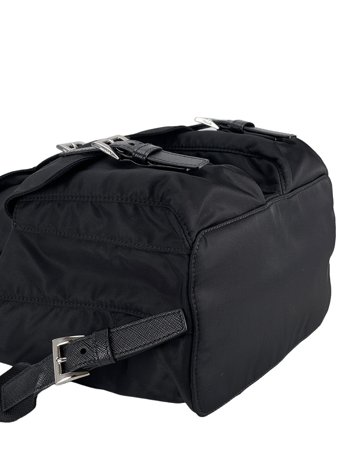 PRADA - Black Nylon Backbag