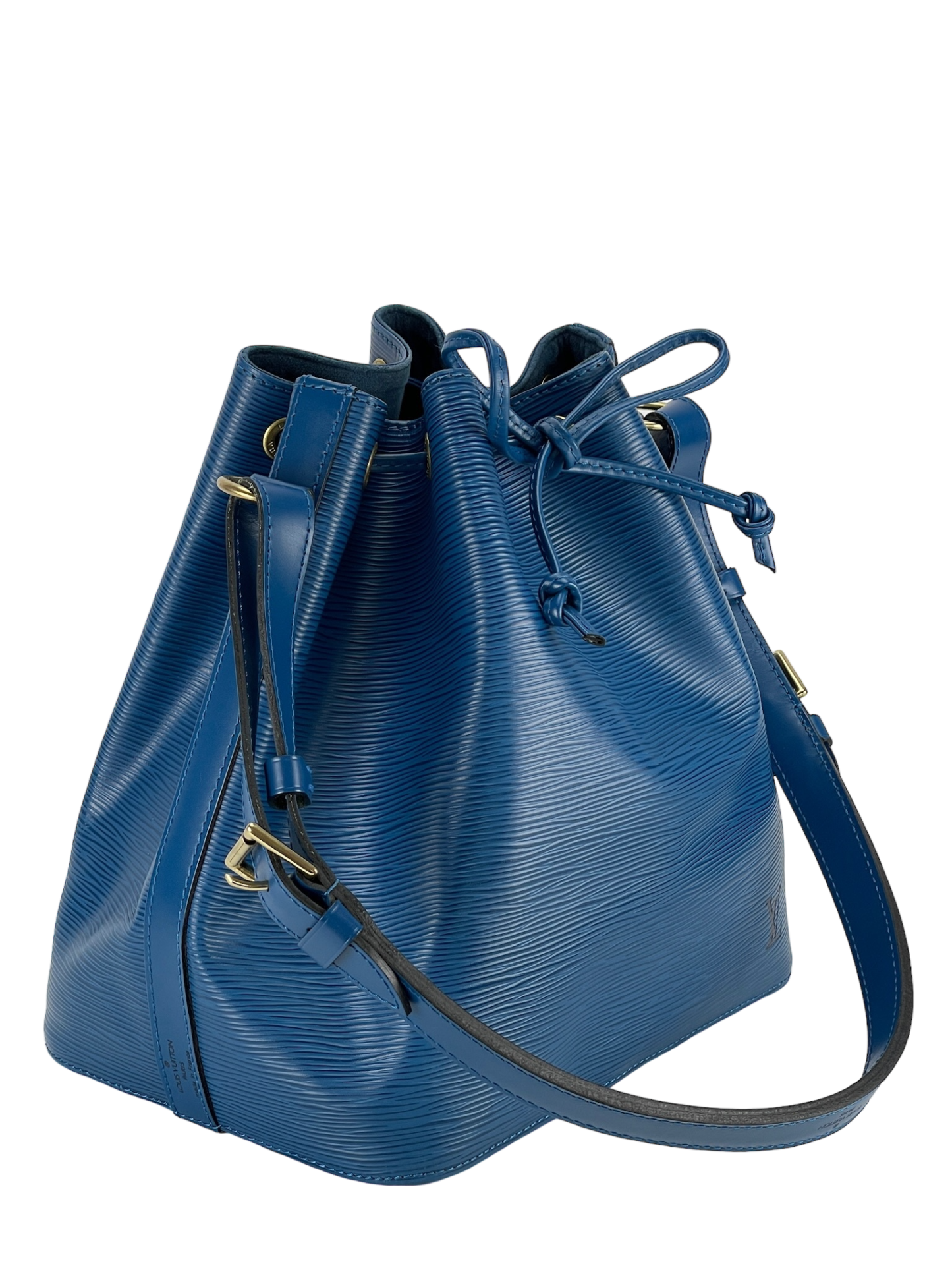 LOUIS VUITTON - Blue Epi Bucket Bag