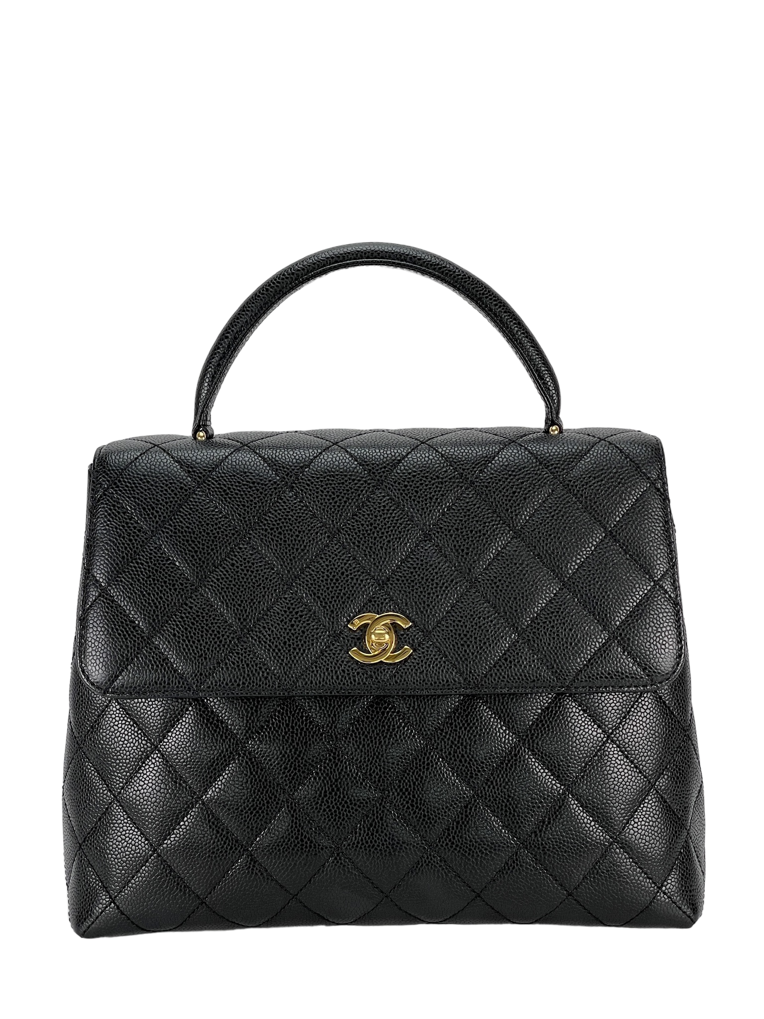 CHANEL - Caviar Kelly Handle 30 Bag