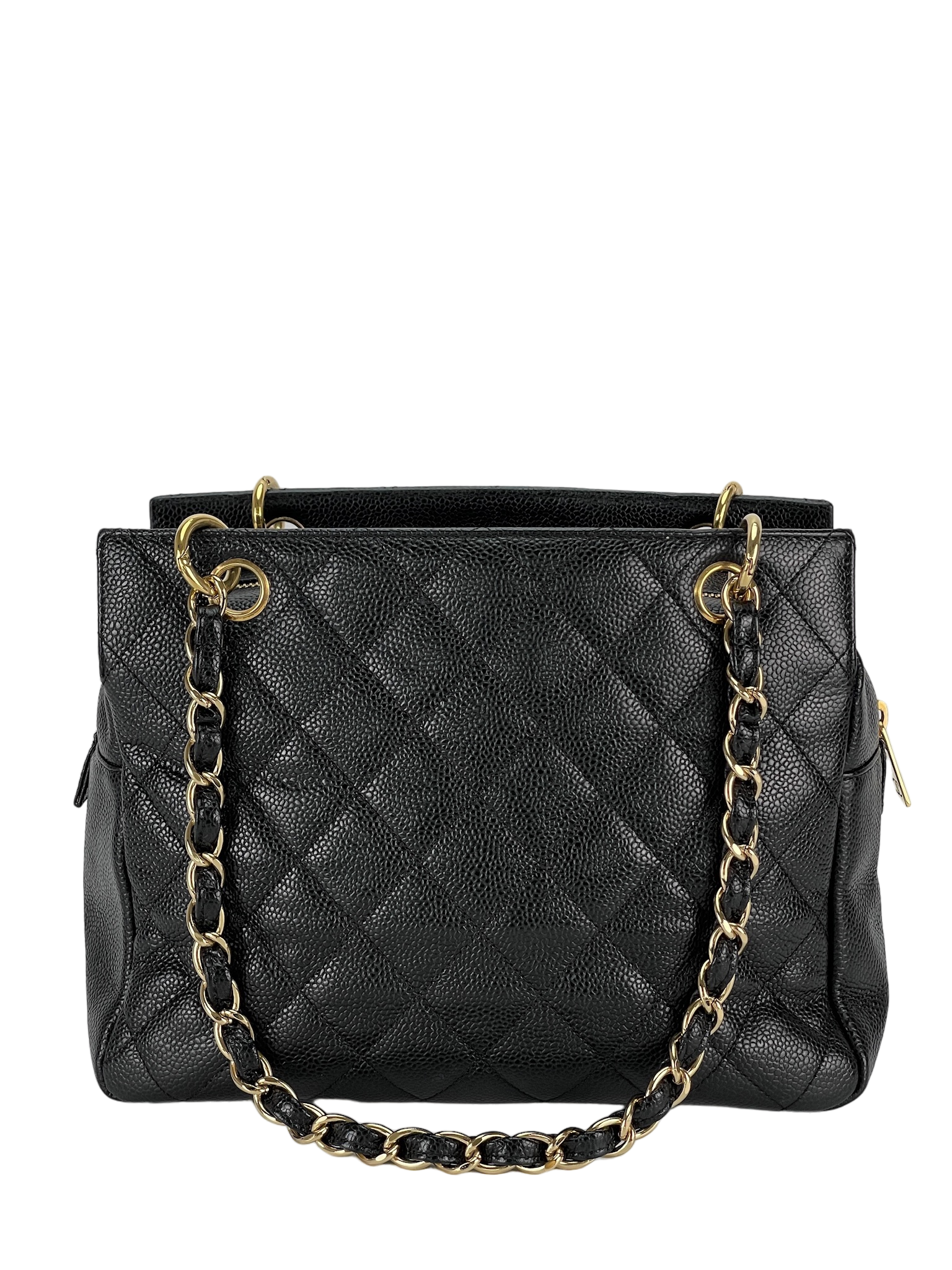 CHANEL - Black Caviar Petite  PST Tote Bag
