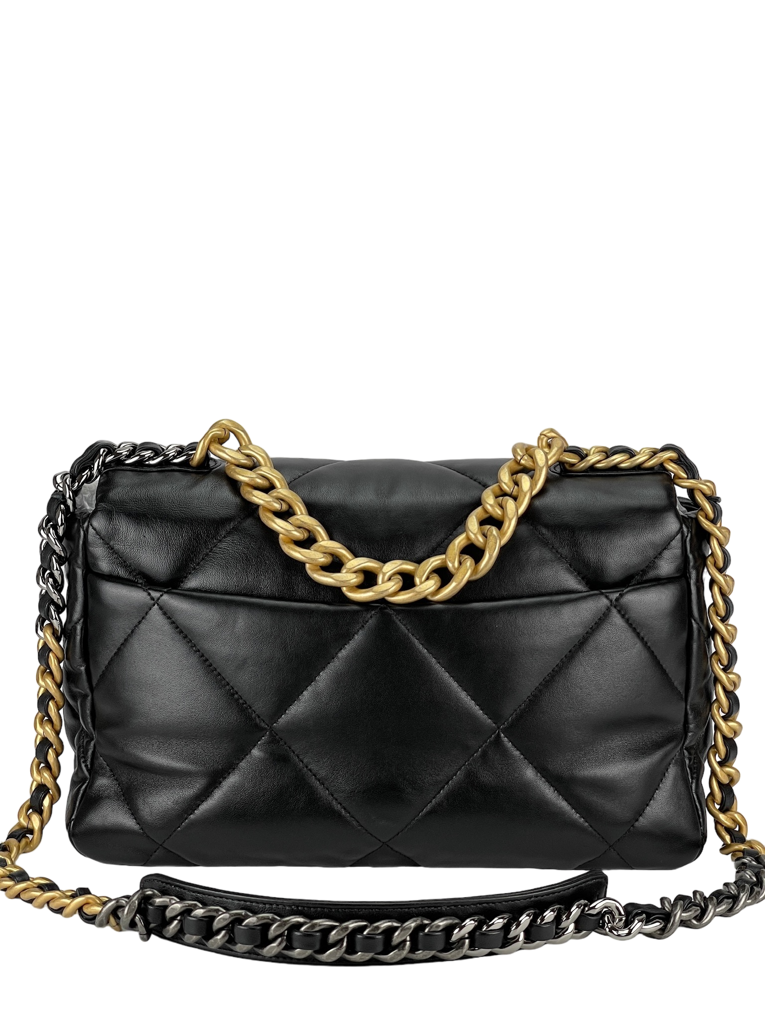 CHANEL - Black Calfskin 19 Bag