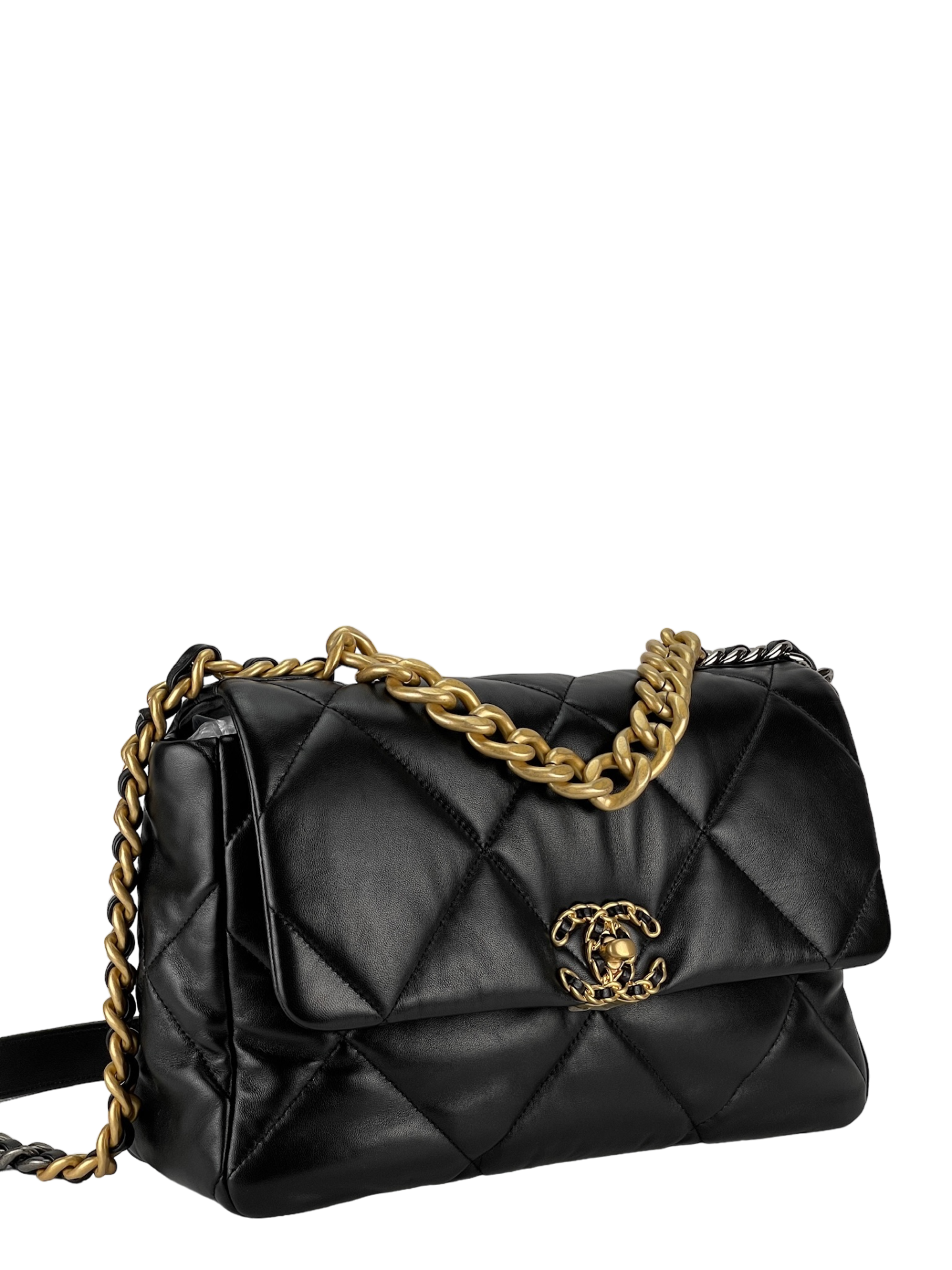 CHANEL - Black Calfskin 19 Bag