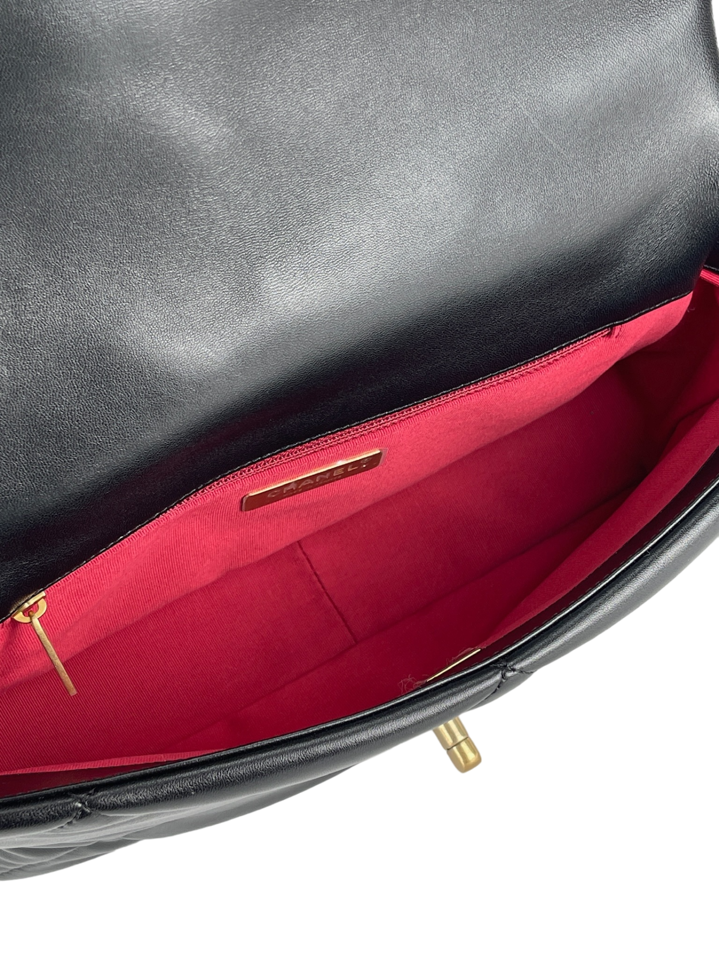 CHANEL - Black Calfskin 19 Bag