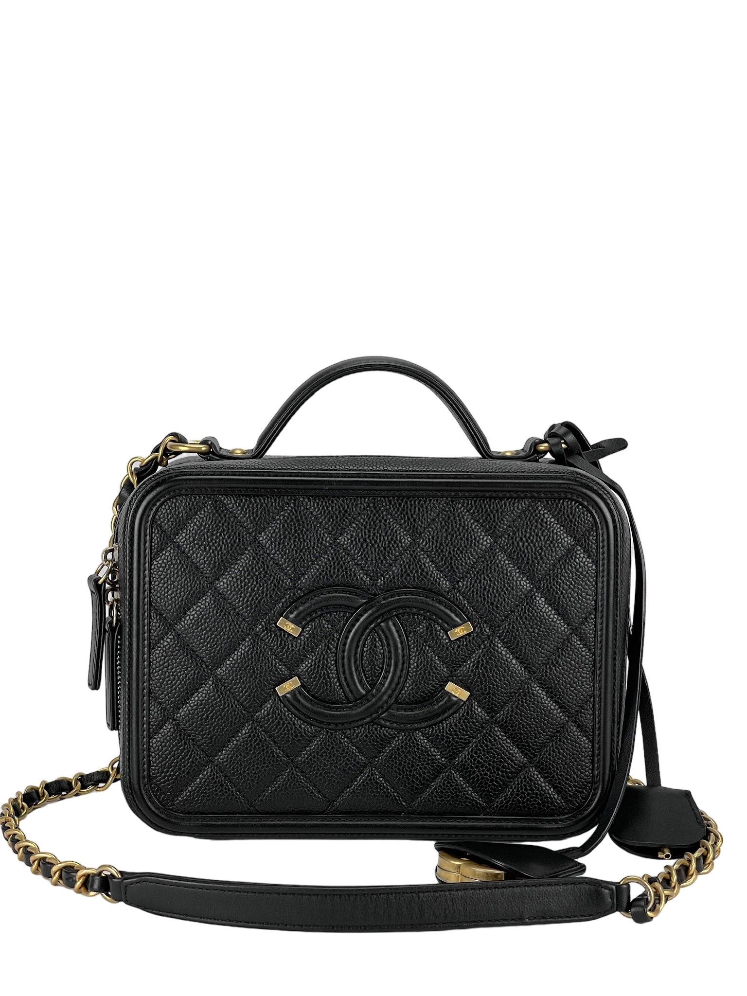 CHANEL -  Medium Caviar Vanity 2way Bag