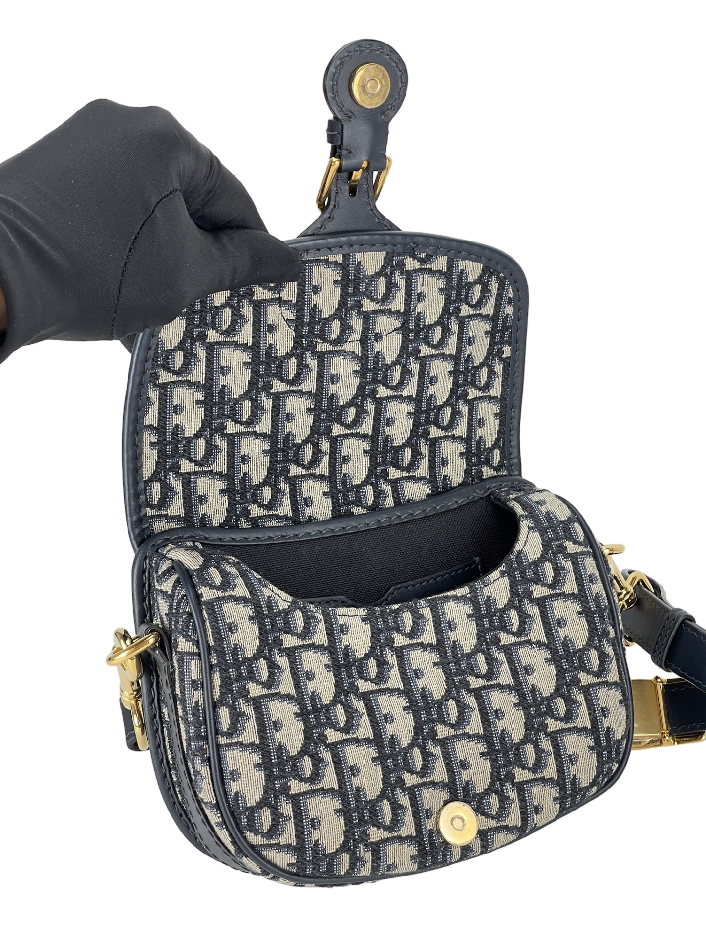 DIOR - Oblique Jacquard Small Bobby Bag