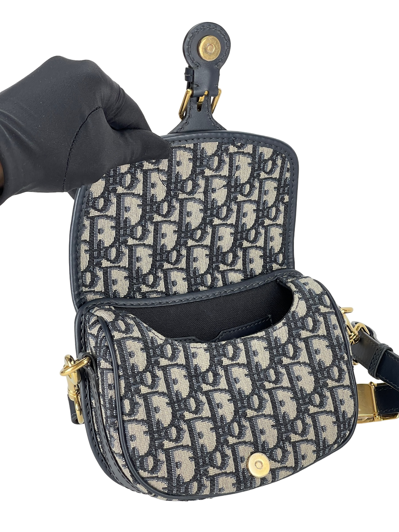 DIOR - Oblique Jacquard Small Bobby Bag