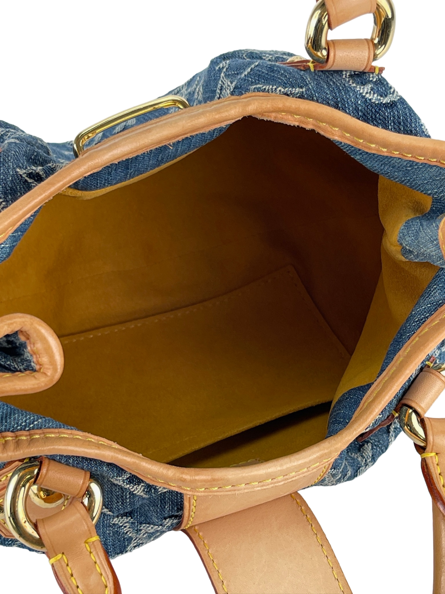 LOUIS VUITTON - Blue monogram Denim Pleaty handbag