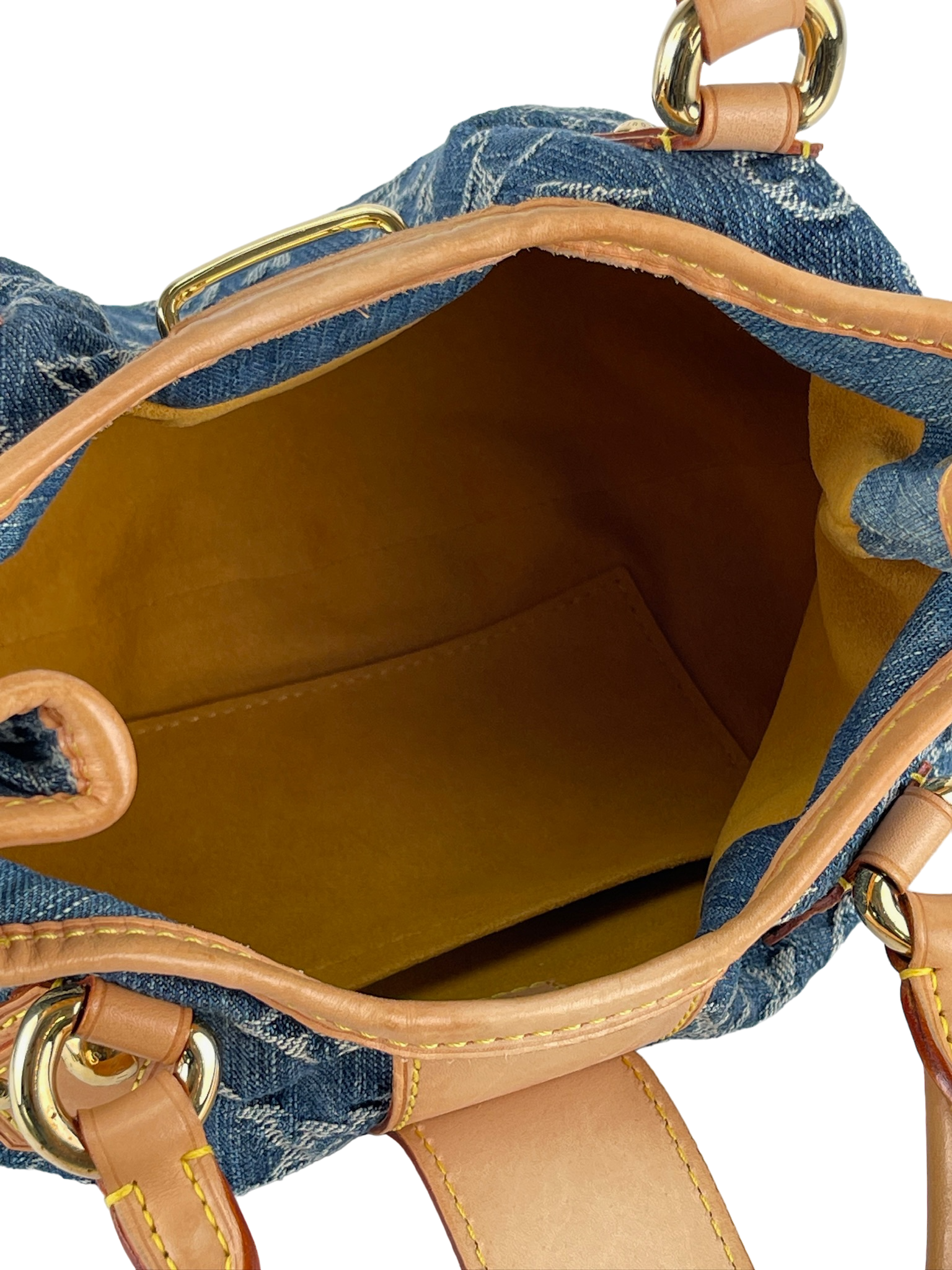 LOUIS VUITTON - Blue monogram Denim Pleaty handbag