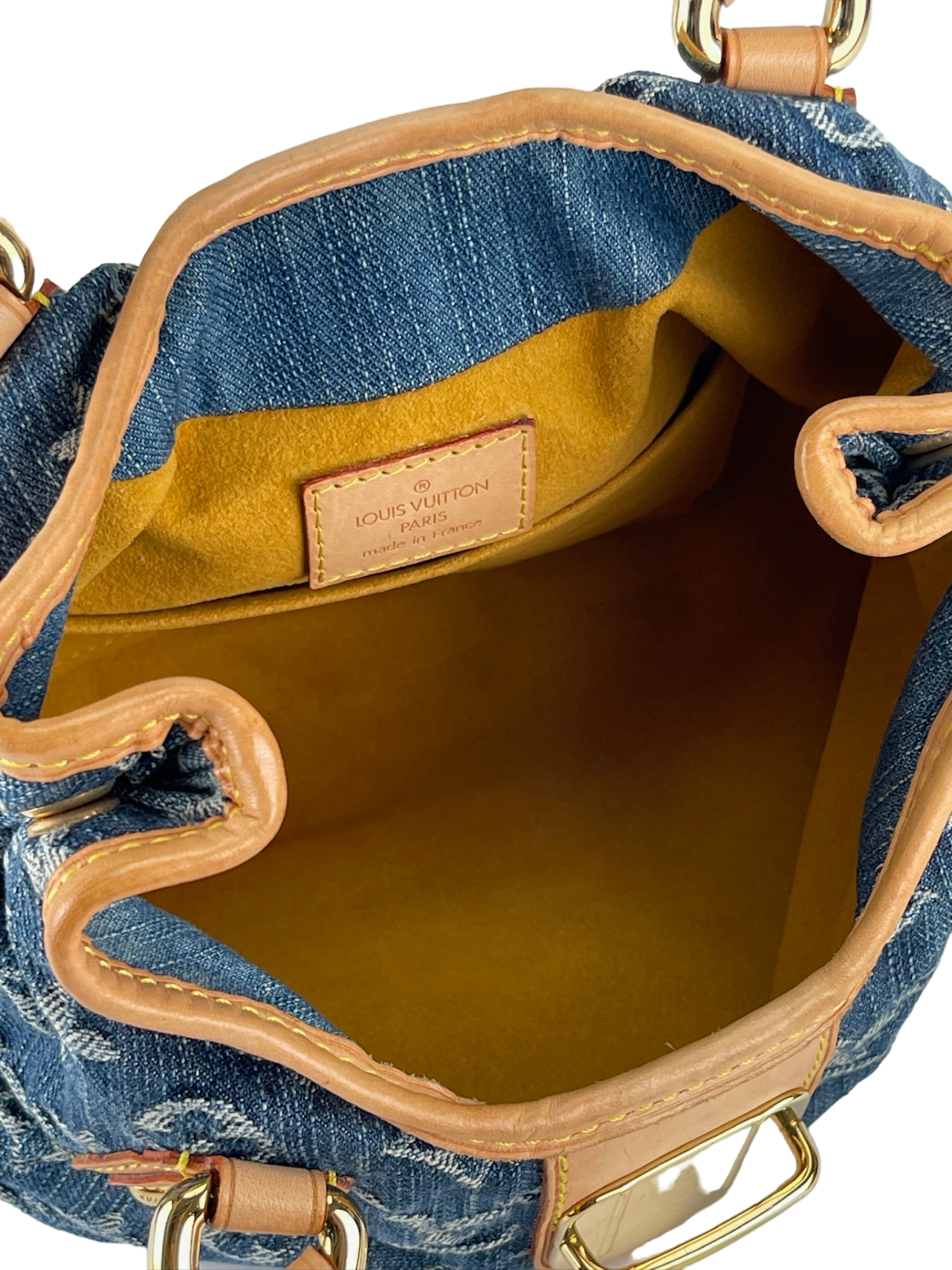 LOUIS VUITTON - Blue monogram Denim Pleaty handbag