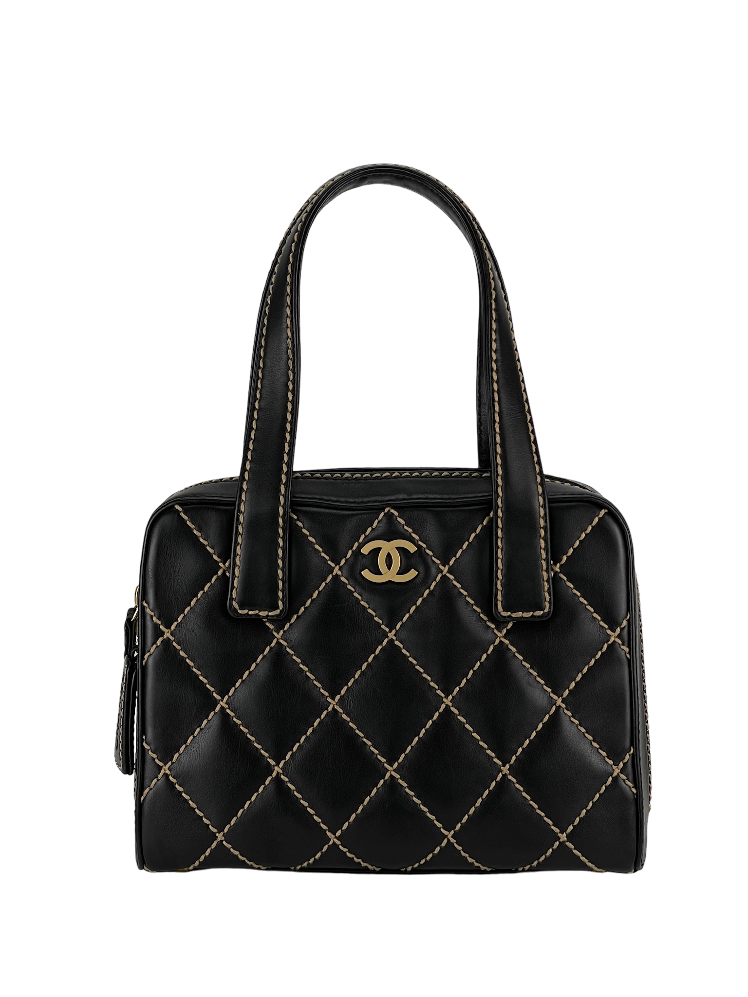CHANEL - Black Wild stich Totebag