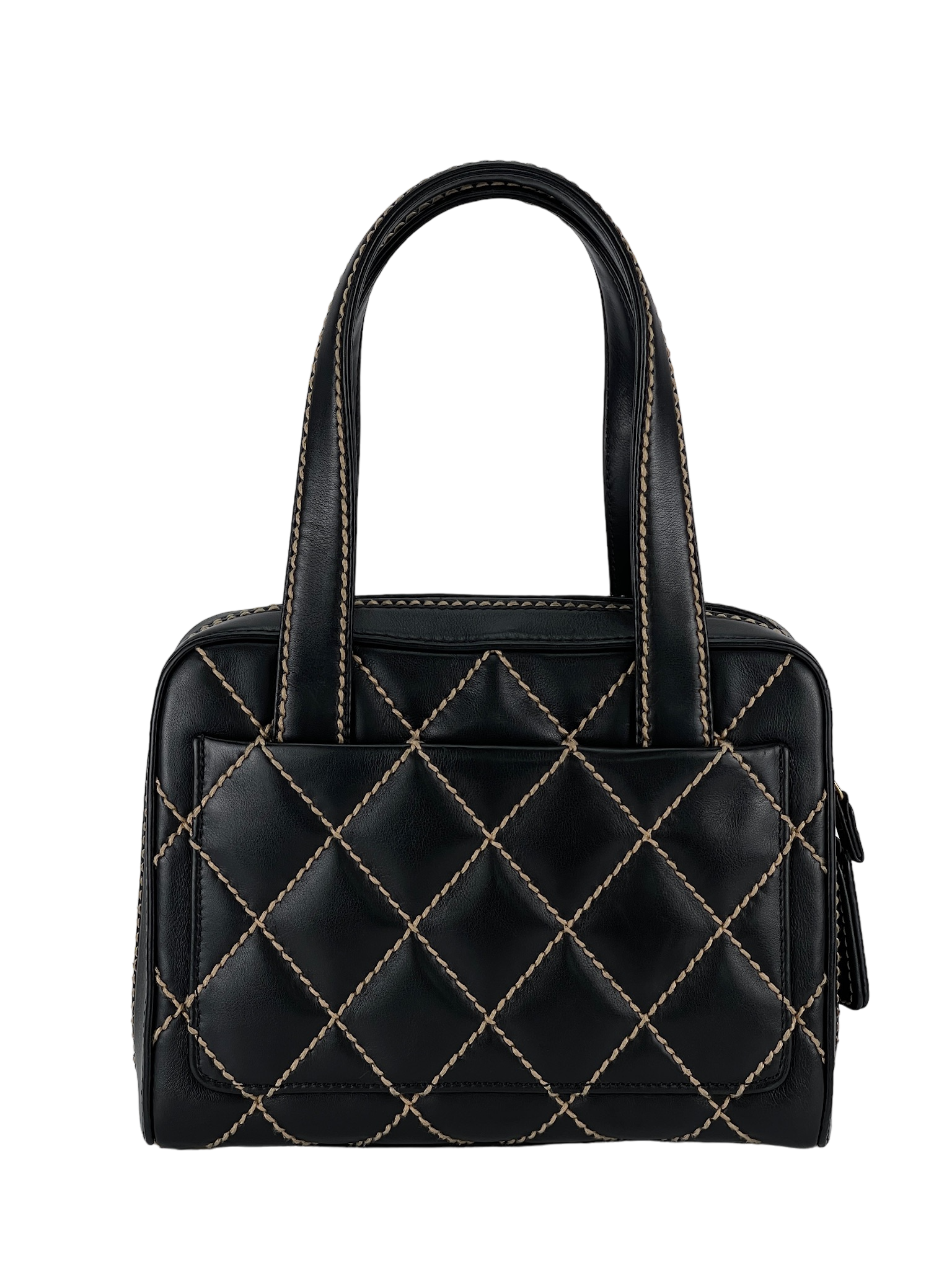 CHANEL - Black Wild stich Totebag