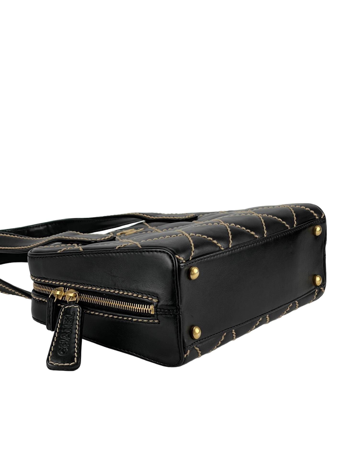 CHANEL - Black Wild stich Totebag