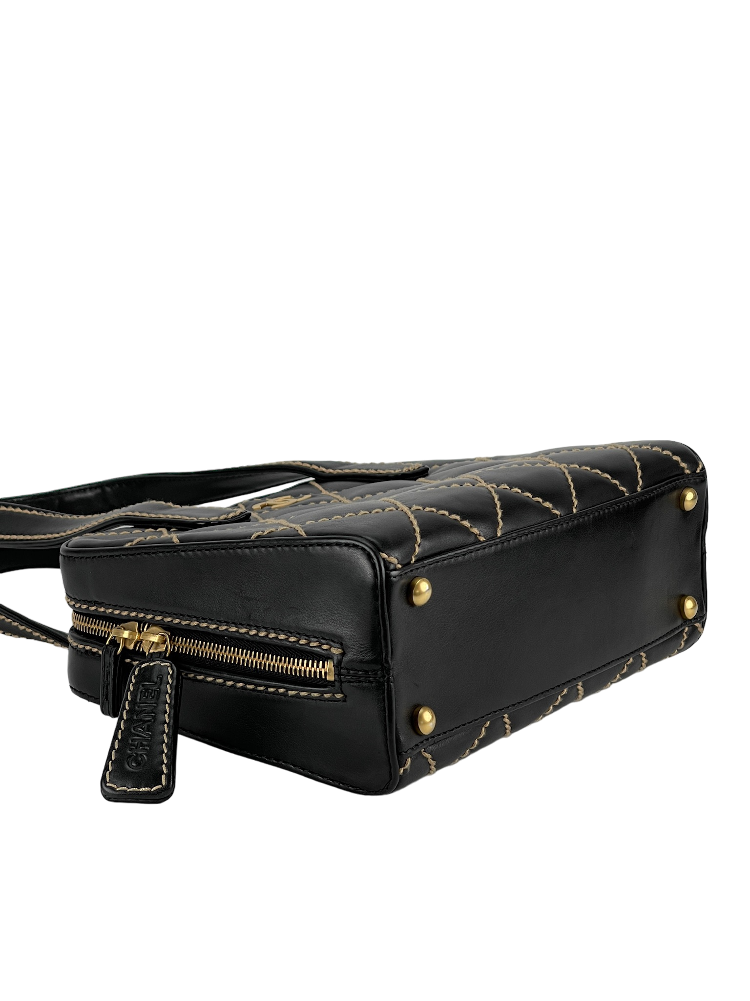 CHANEL - Black Wild stich Totebag