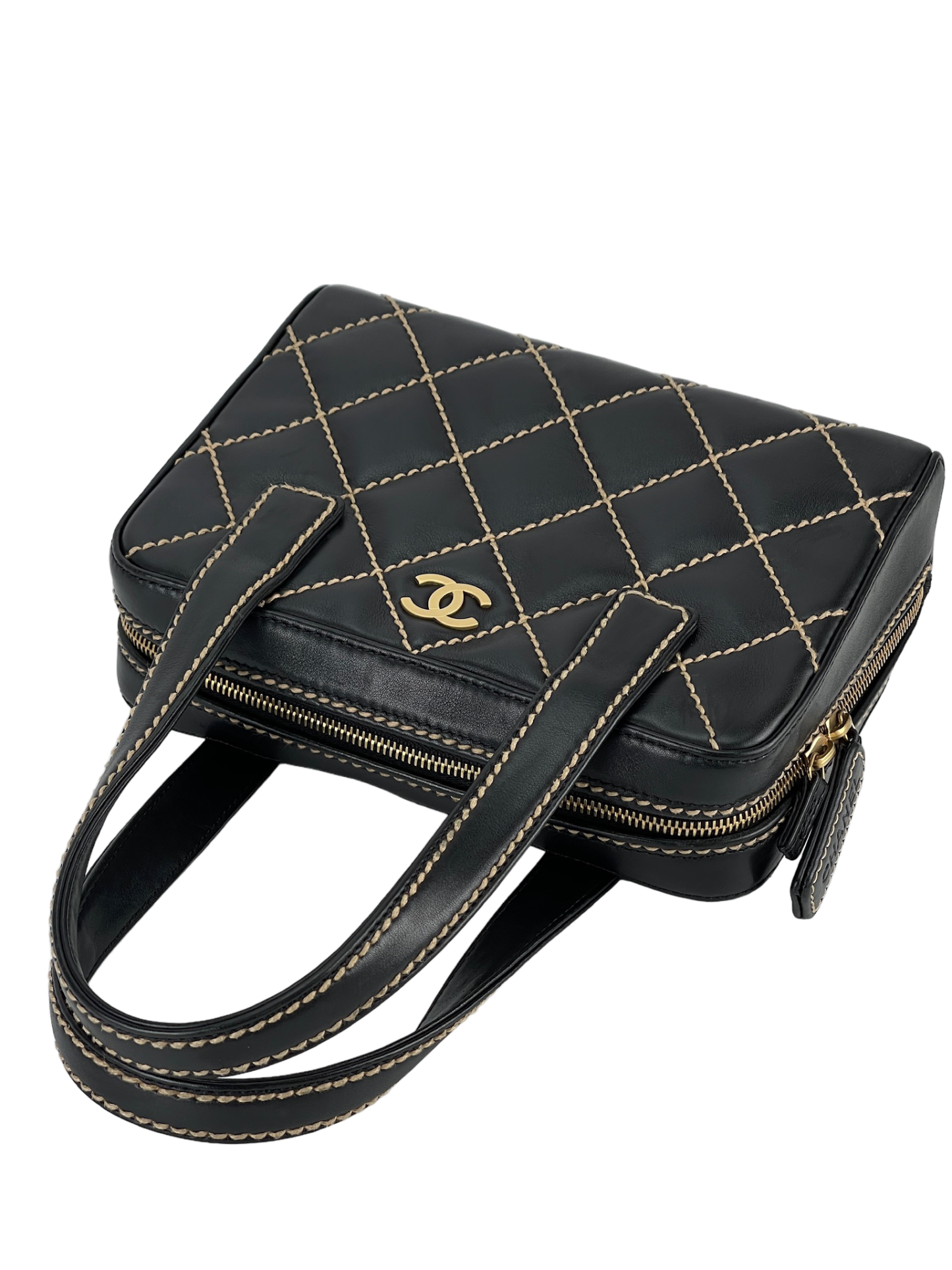 CHANEL - Black Wild stich Totebag