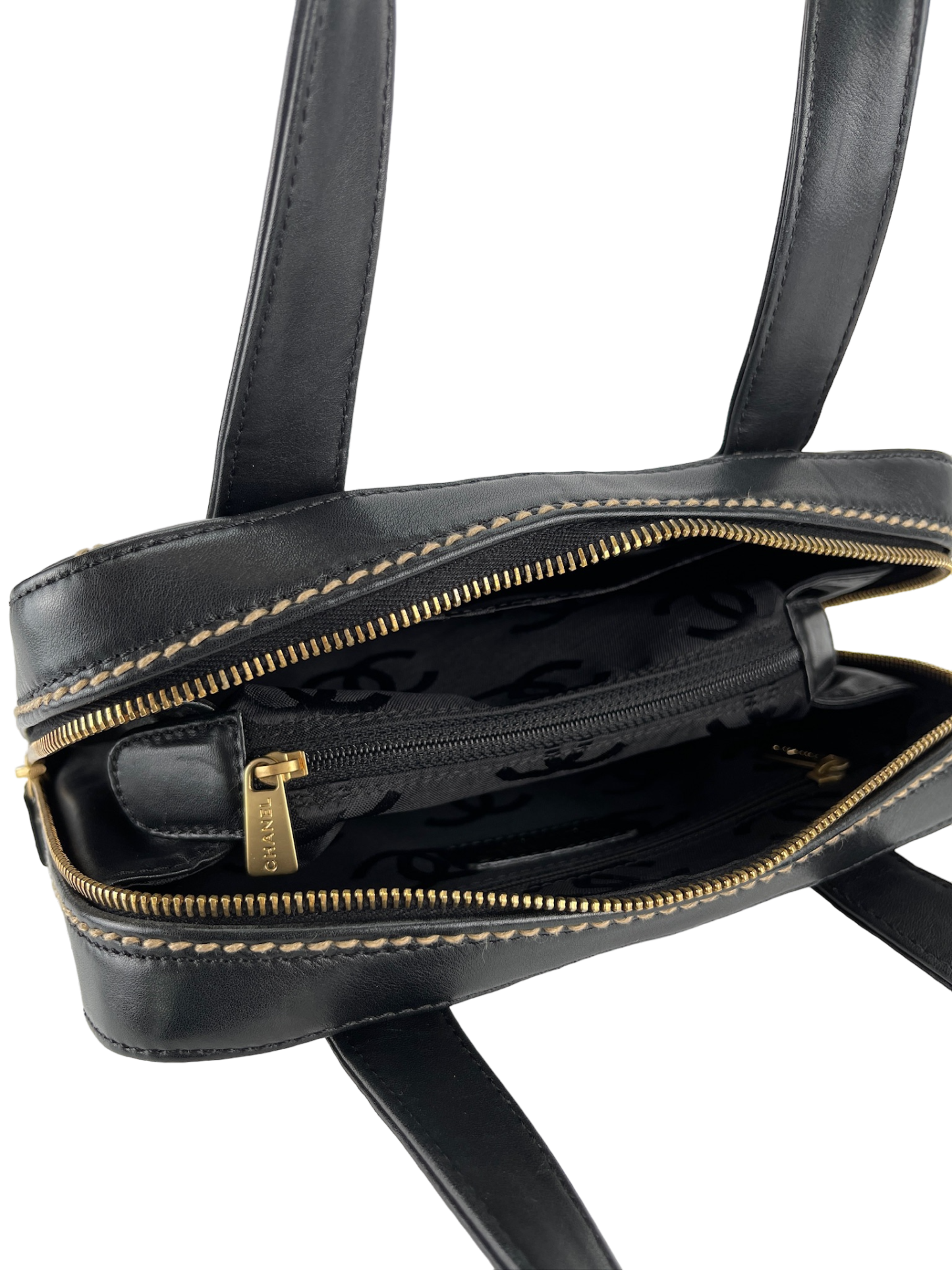 CHANEL - Black Wild stich Totebag