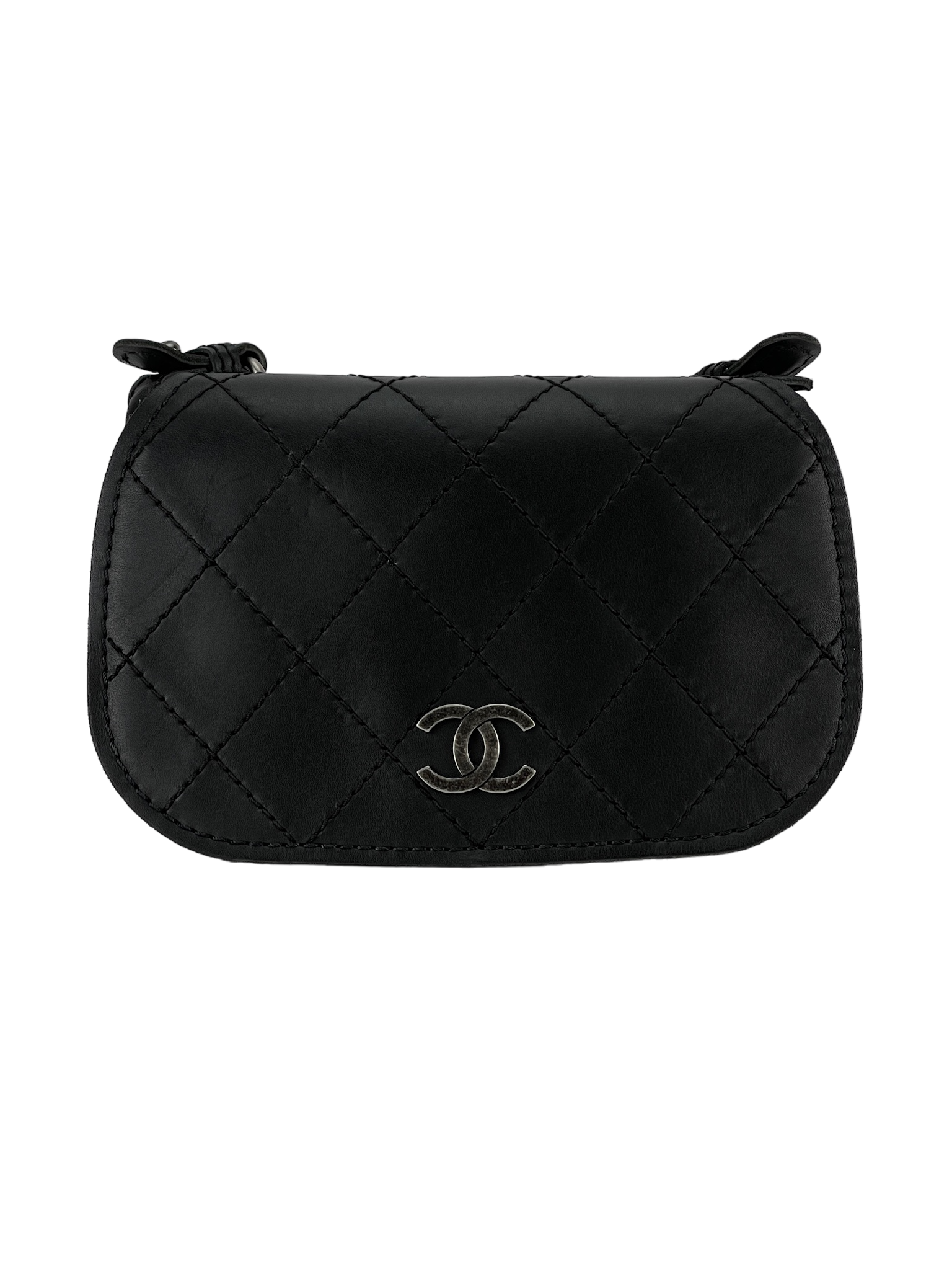 CHANEL - Black Jungle Stroll 2way Handbag