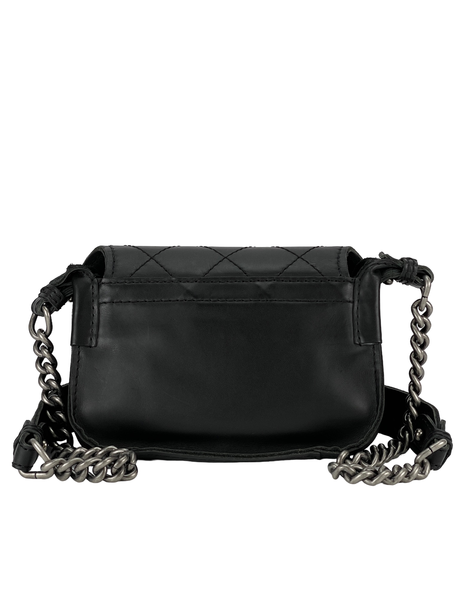 CHANEL - Black Jungle Stroll 2way Handbag