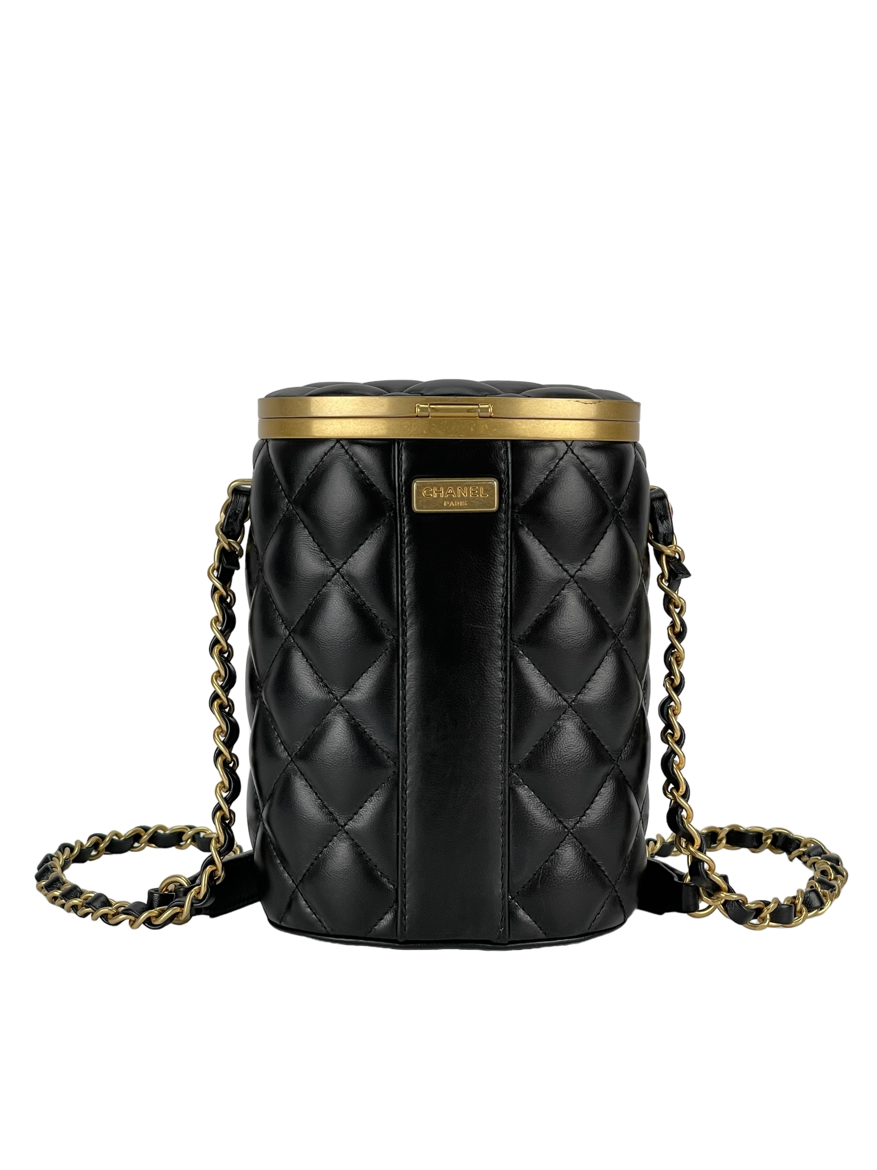 CHANEL - Matelasse Lambskin Chain Shoulder Bag