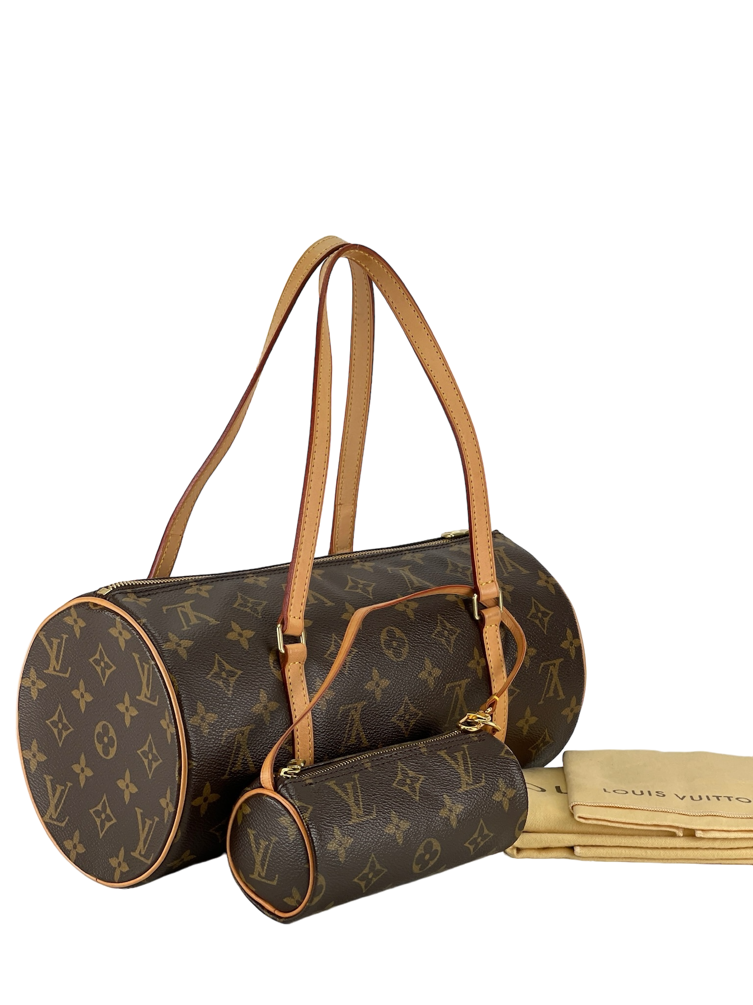 LOUIS VUITTON - Monogram Ebene Canvas Papillon 30 Bag