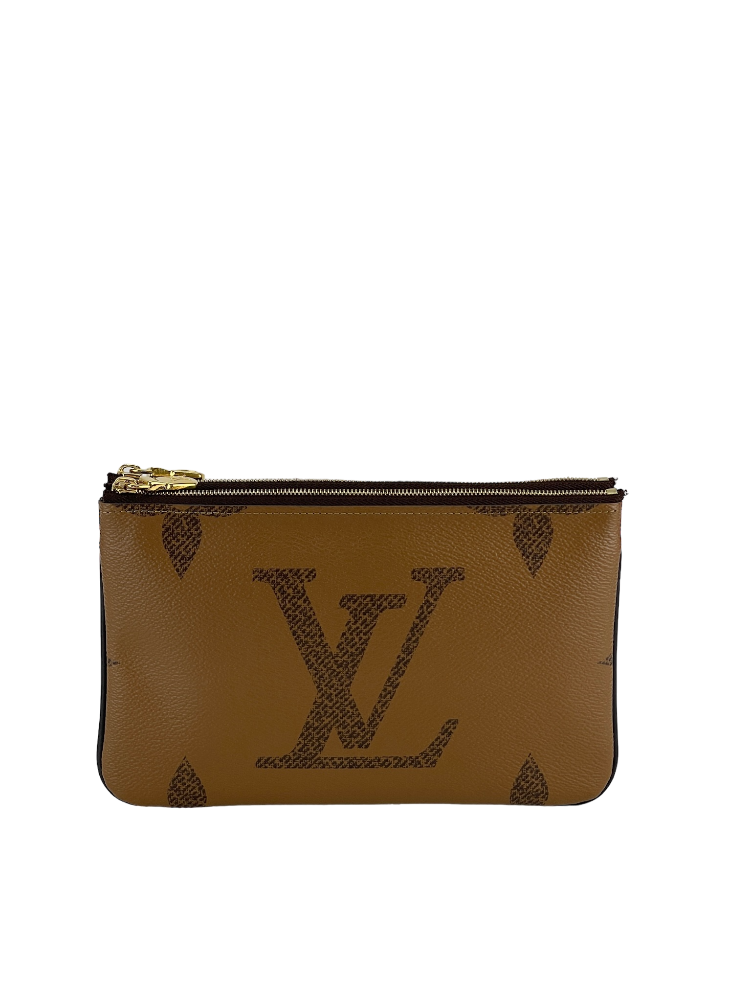 LOUIS VUITTON - Pochette Double Zip Monogram Giant Reverse 