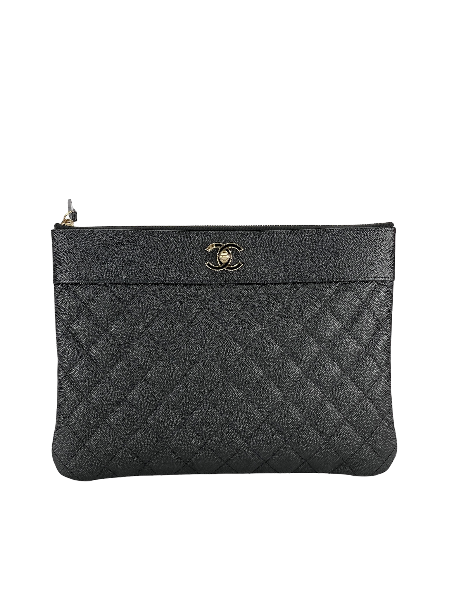 CHANEL - Cavair Quilted Medium Cosmetic Case