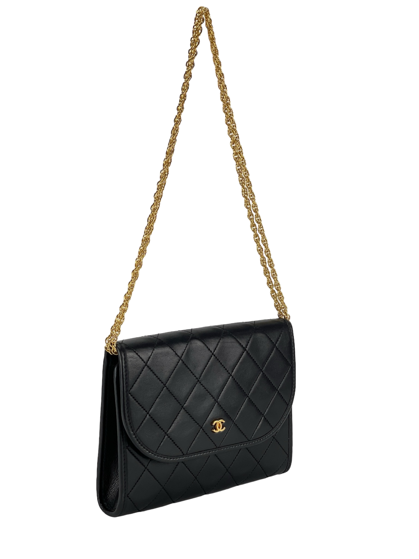 CHANEL - Mini Matelasse Lambskin Shoulder Bag