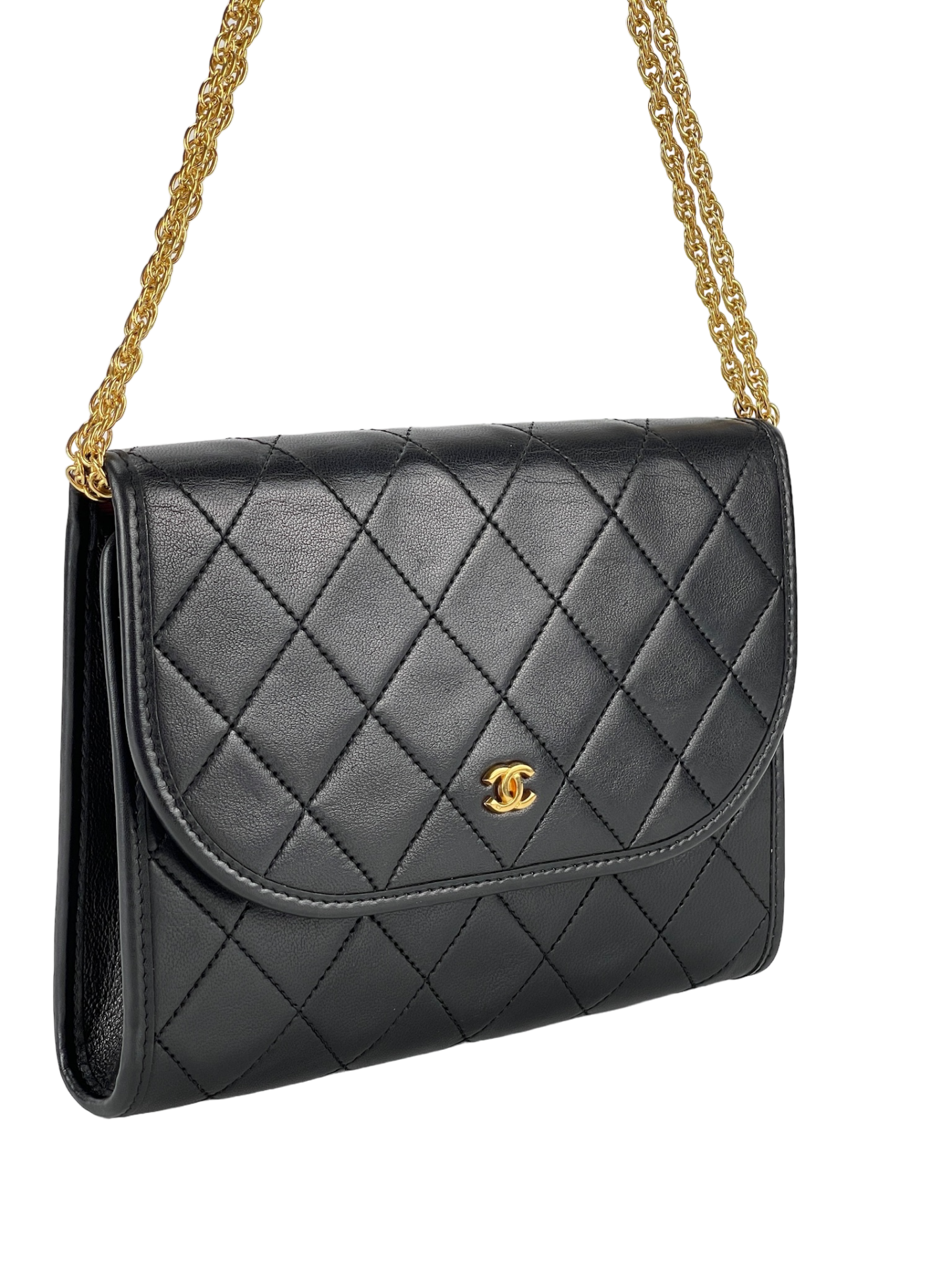 CHANEL - Mini Matelasse Lambskin Shoulder Bag