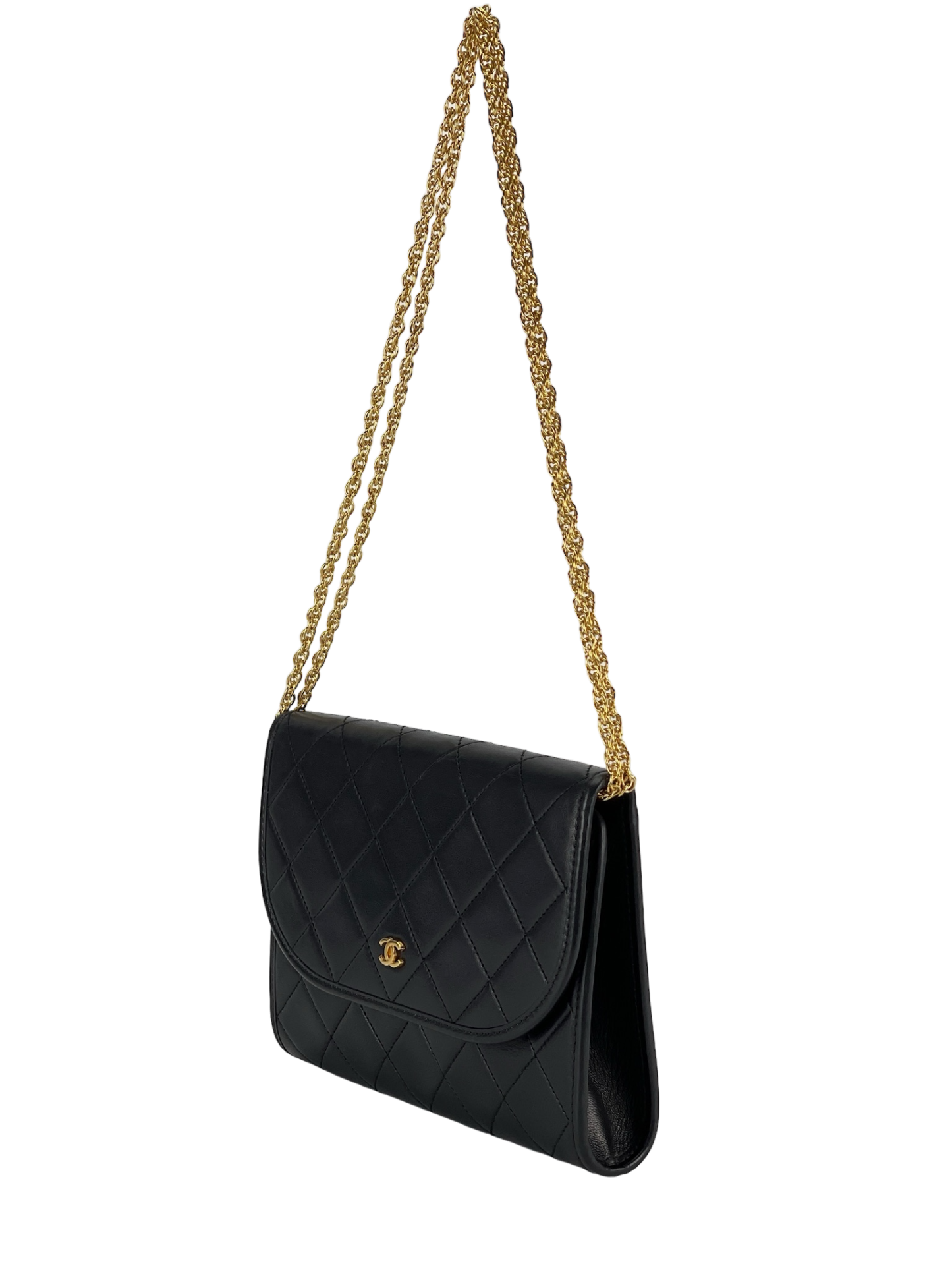 CHANEL - Mini Matelasse Lambskin Shoulder Bag
