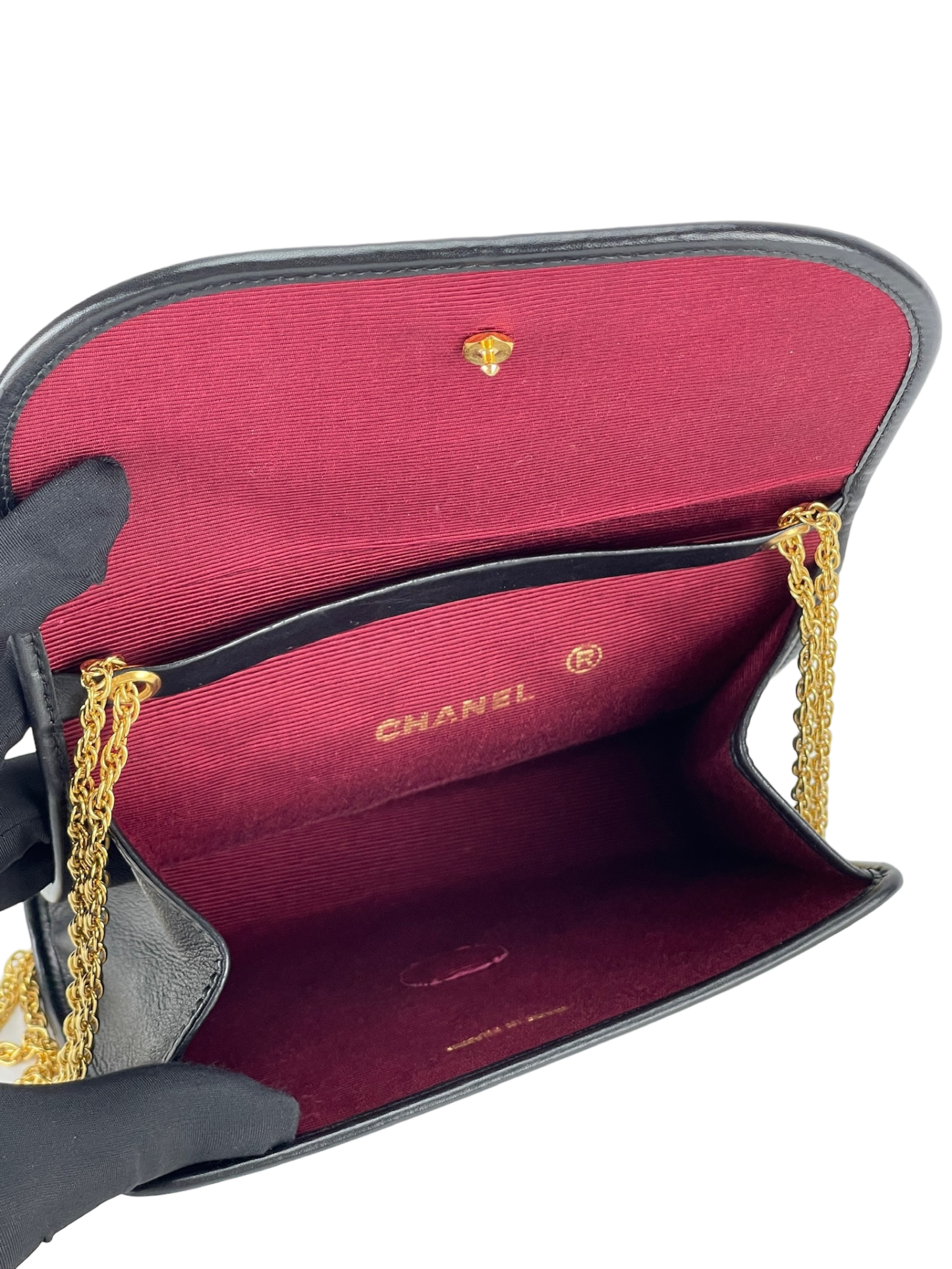 CHANEL - Mini Matelasse Lambskin Shoulder Bag