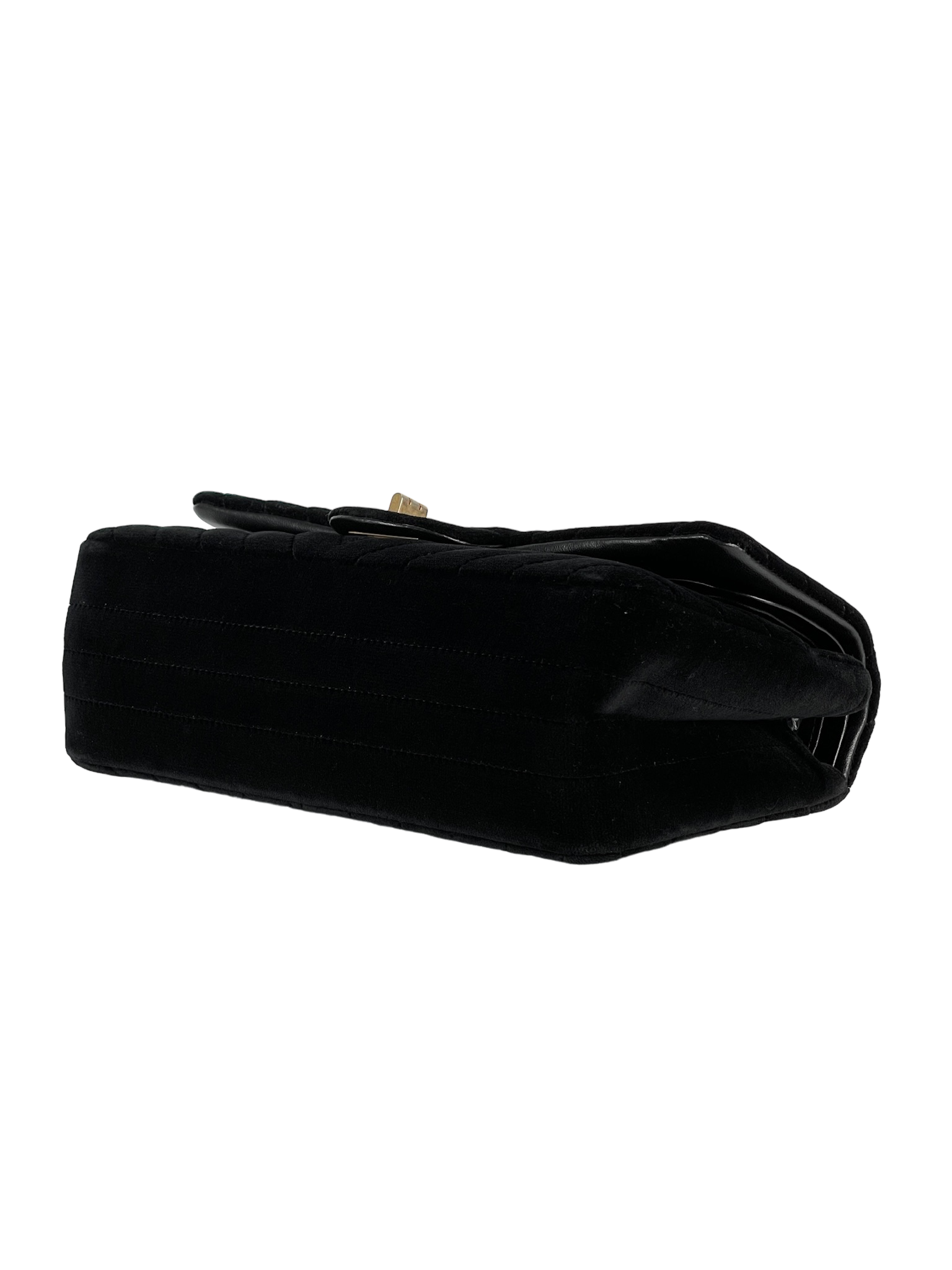 CHANEL - Black Velvet 2.55 Flap Bag