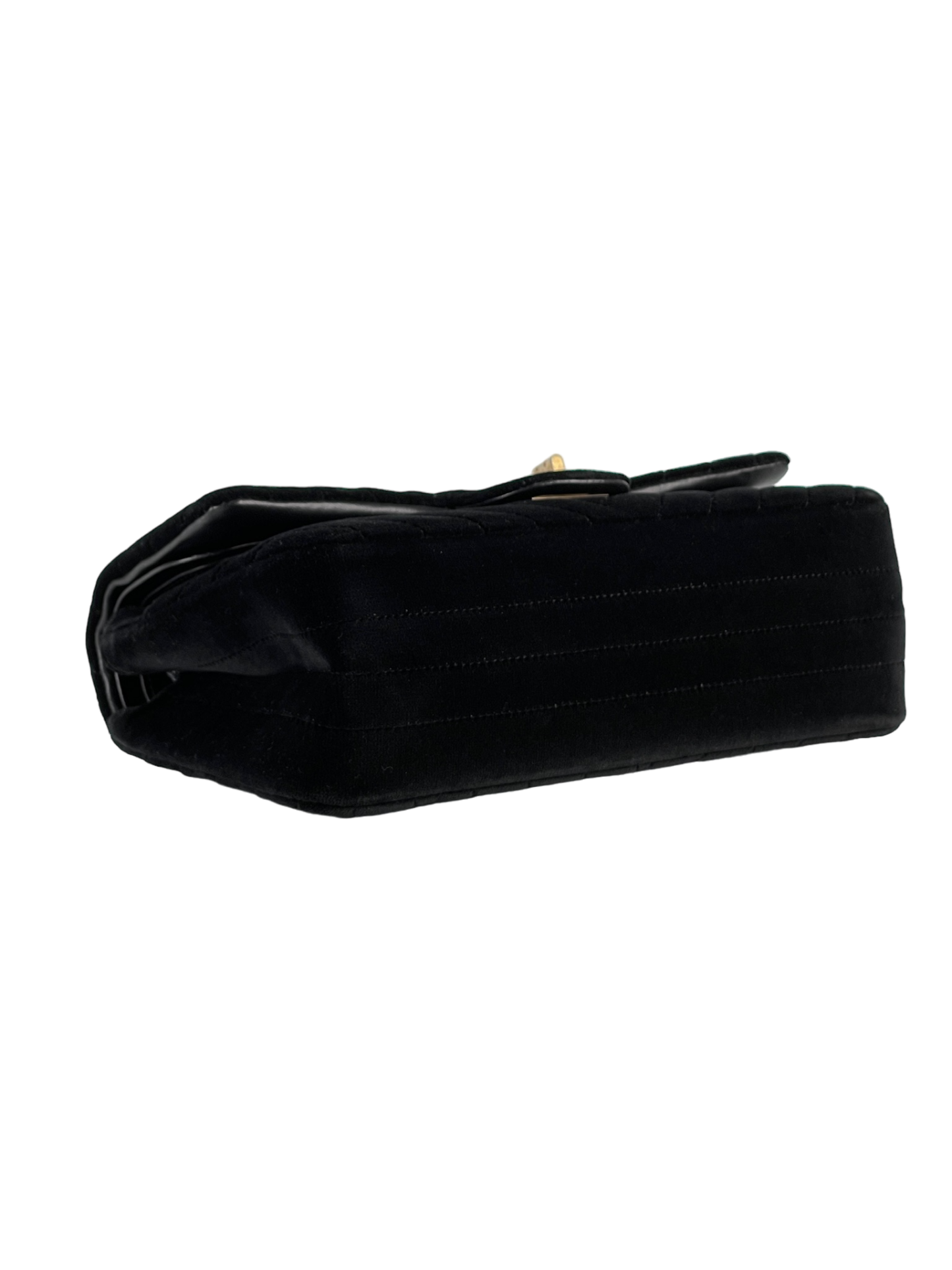 CHANEL - Black Velvet 2.55 Flap Bag