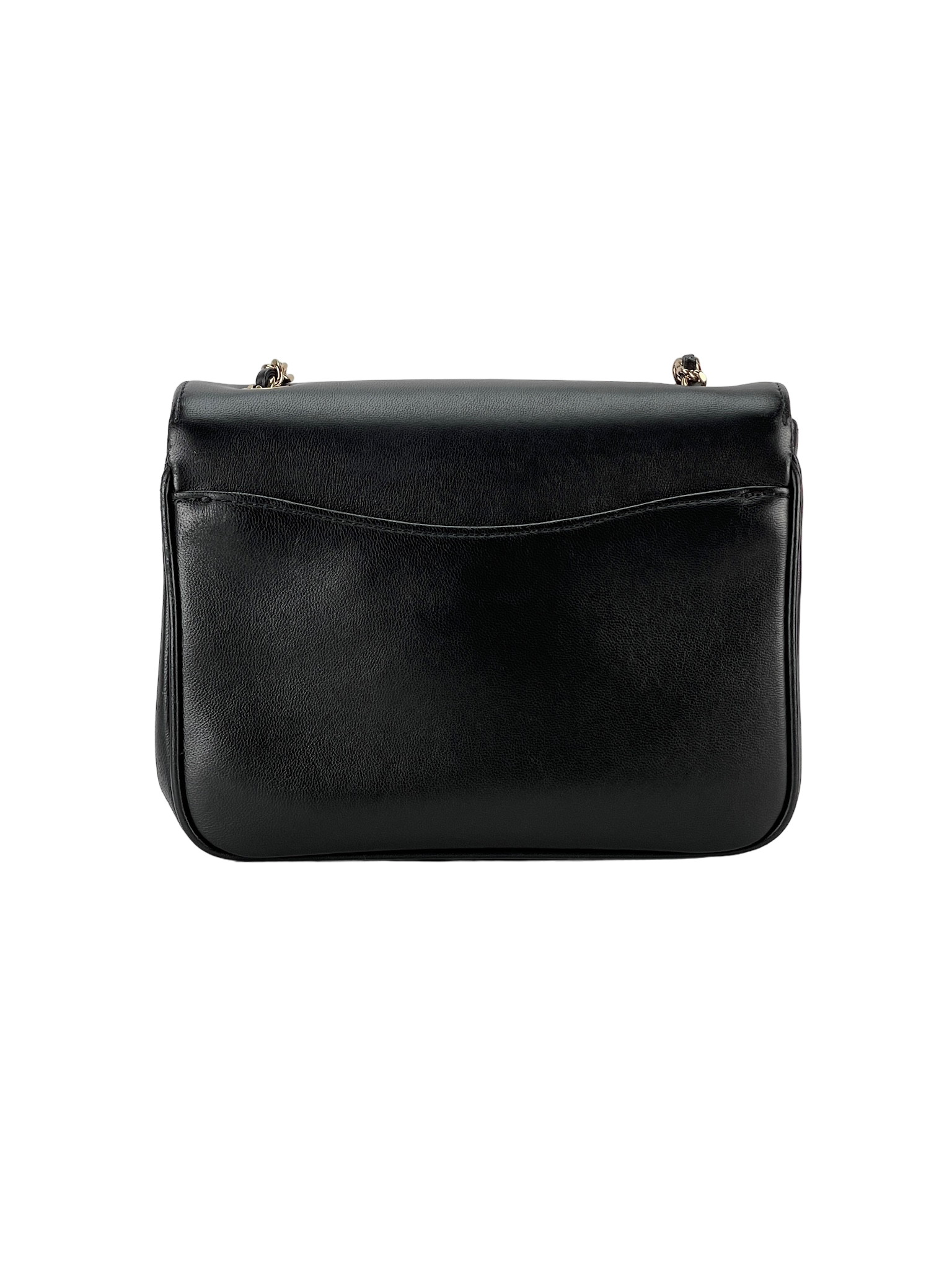 CHANEL -  Black CC Mania Flap Bag