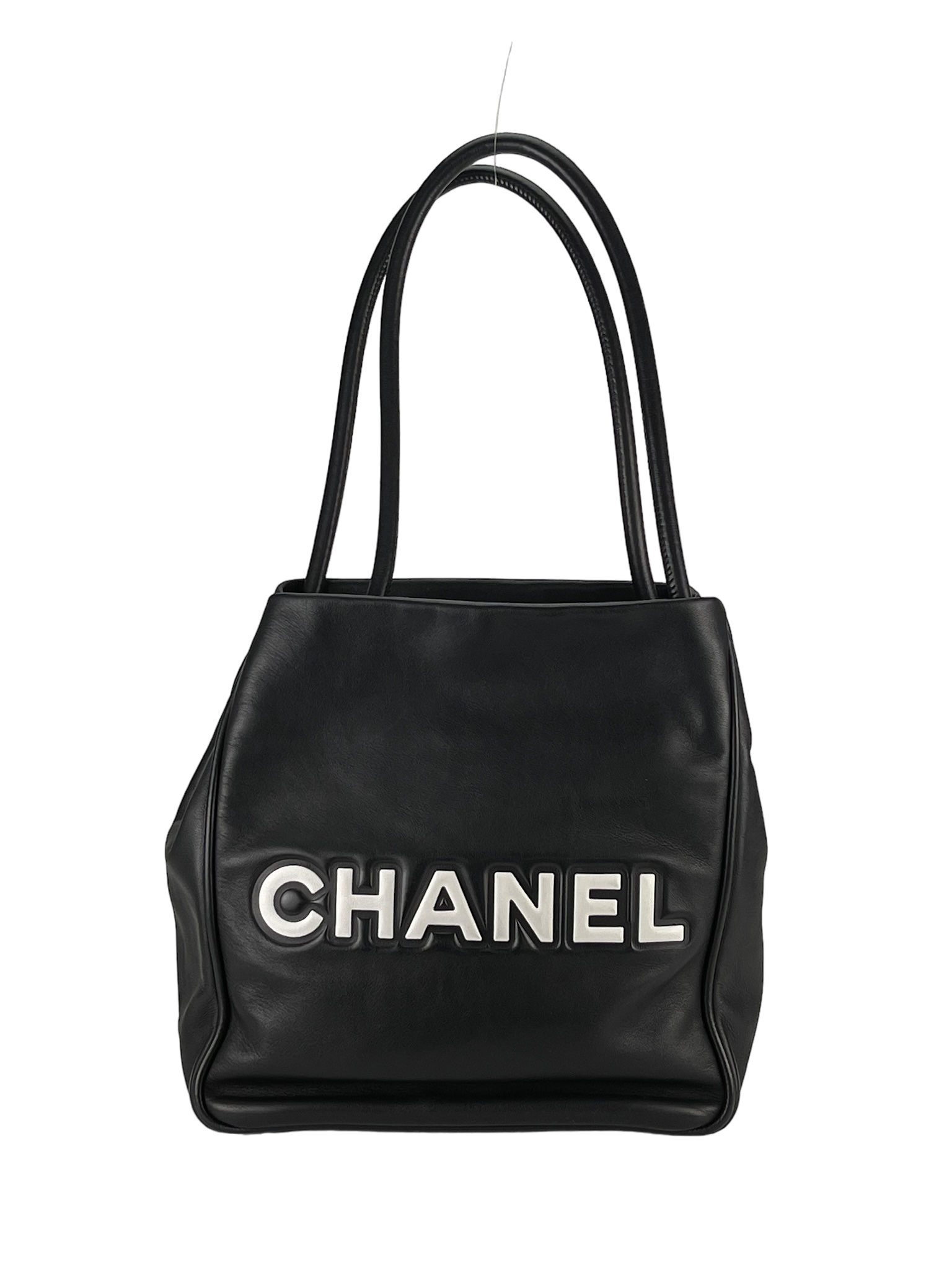 CHANEL - Lambskin Camellia Tote Bag