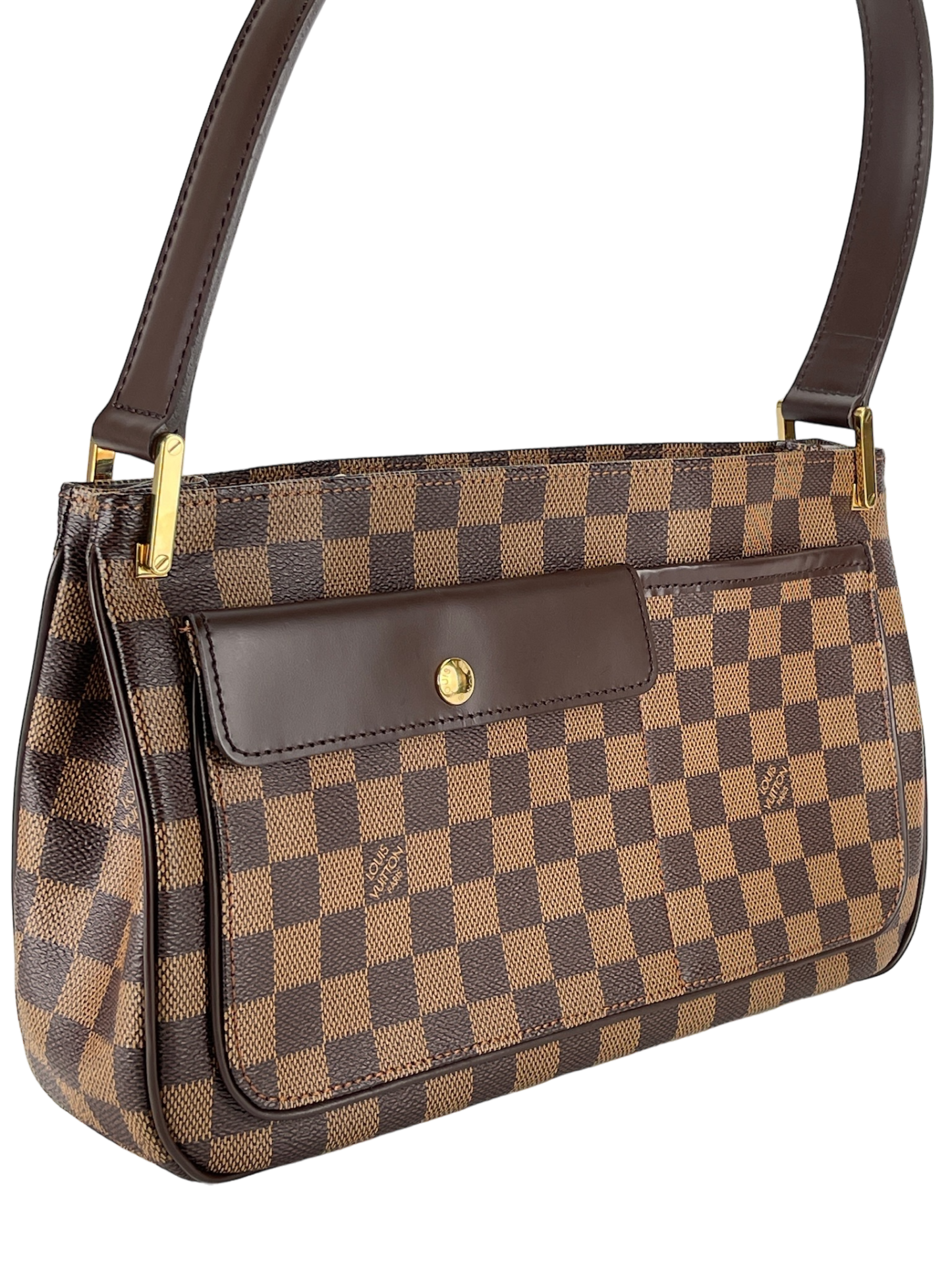 LOUIS VUITTON - Aubagne Damier Ebenu Handbag