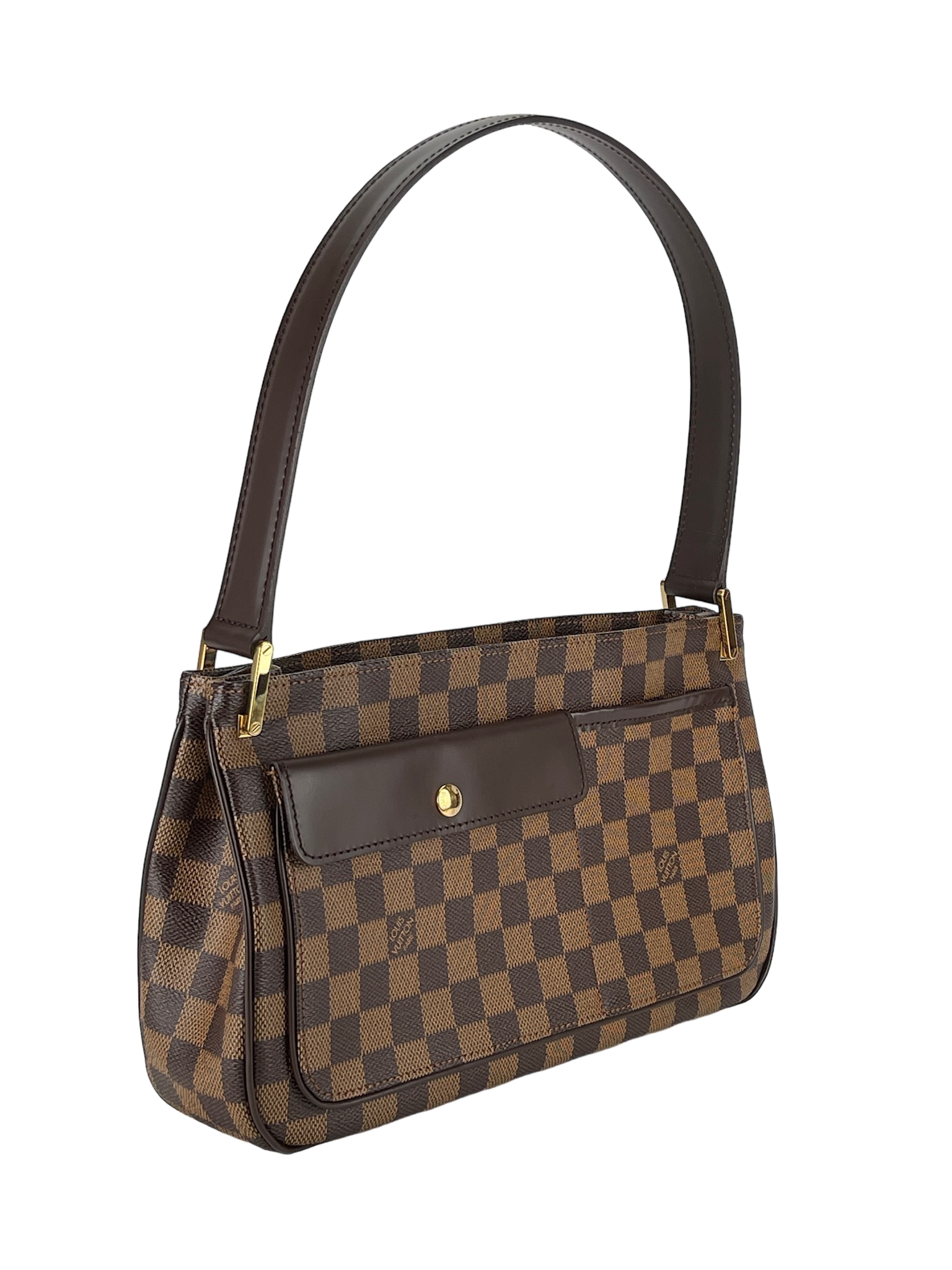 LOUIS VUITTON - Aubagne Damier Ebenu Handbag