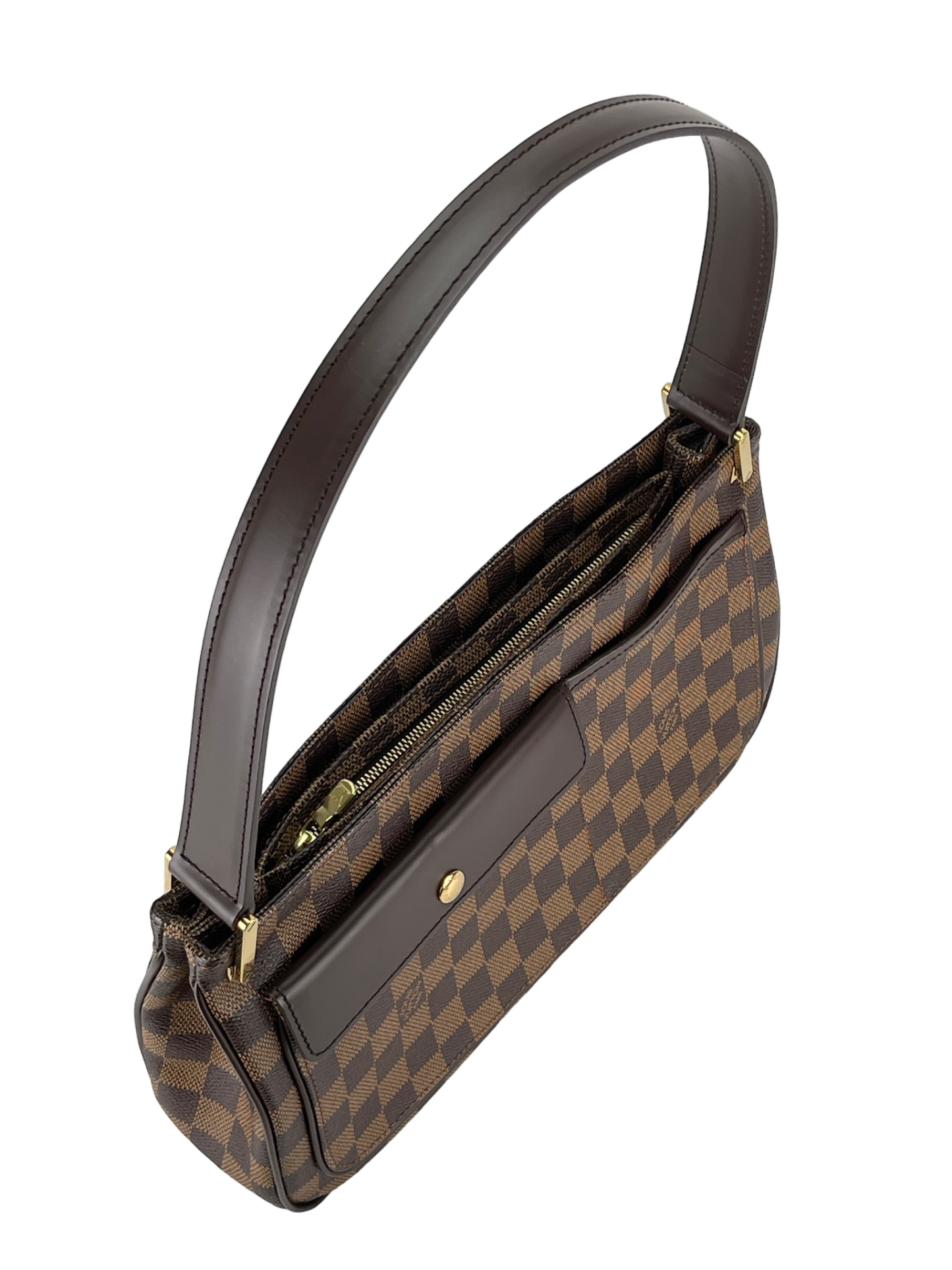 LOUIS VUITTON - Aubagne Damier Ebenu Handbag