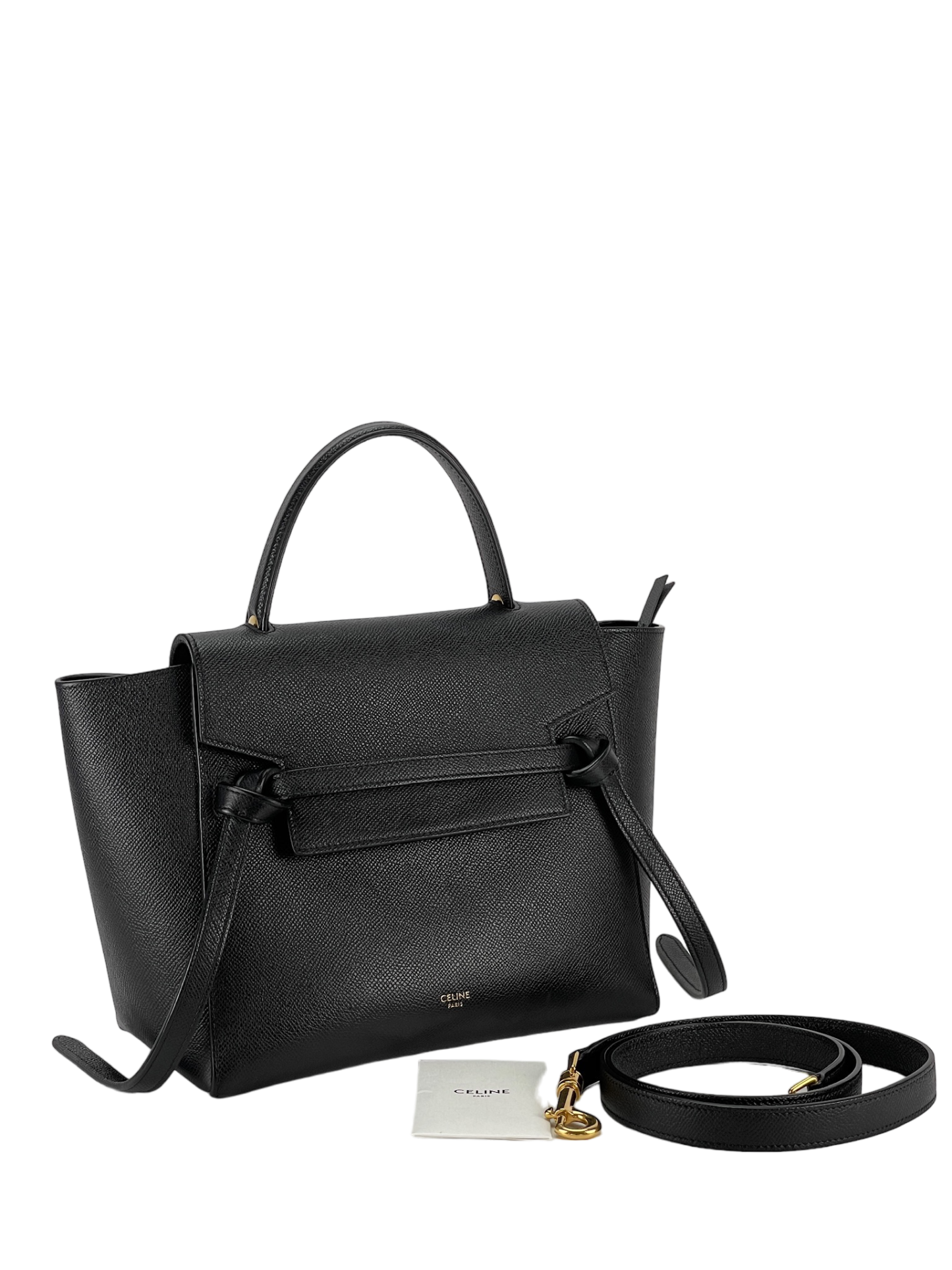 CELINE - Mirco Belt Leather 2way Handbag