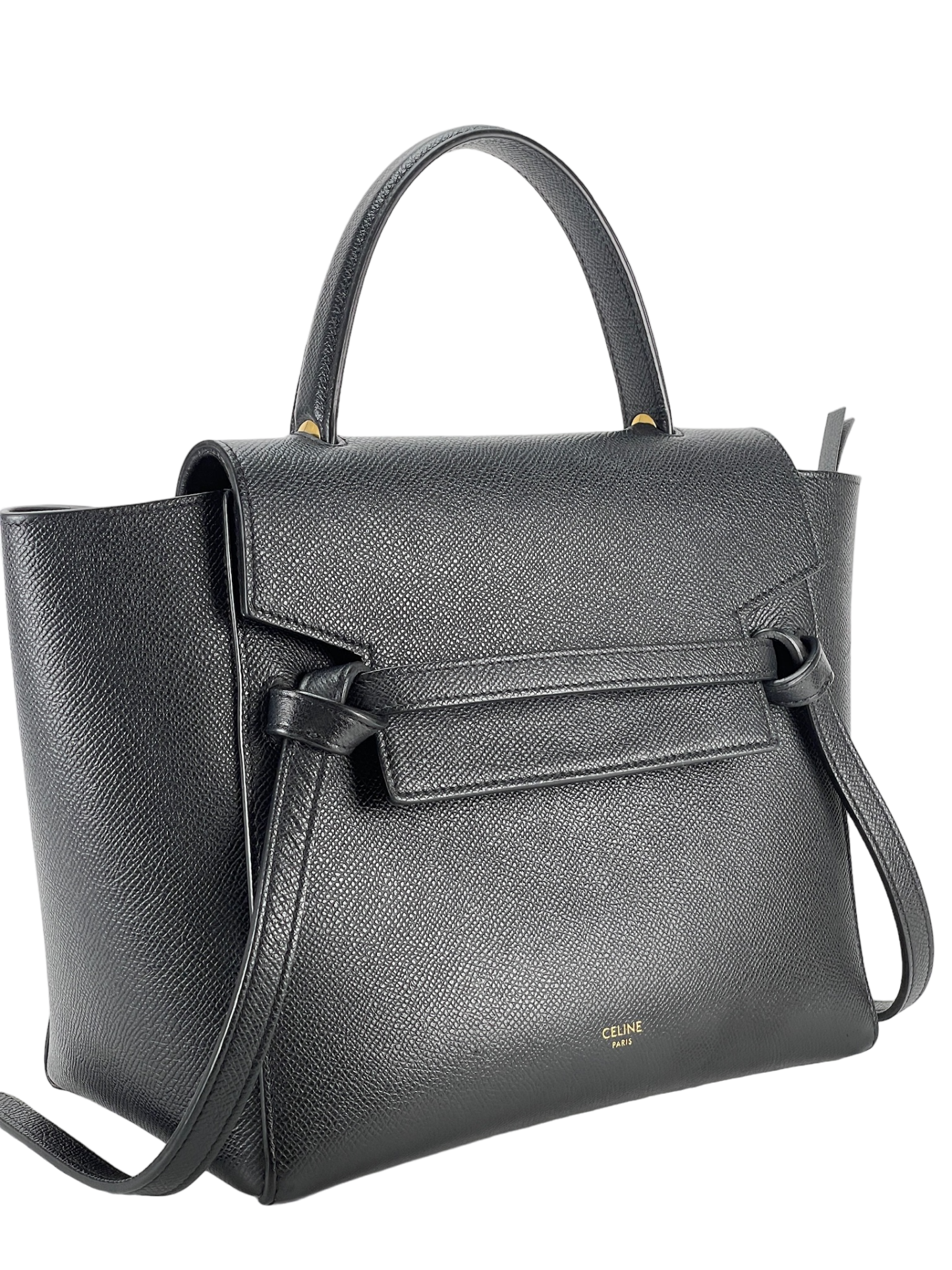 CELINE - Mirco Belt Leather 2way Handbag