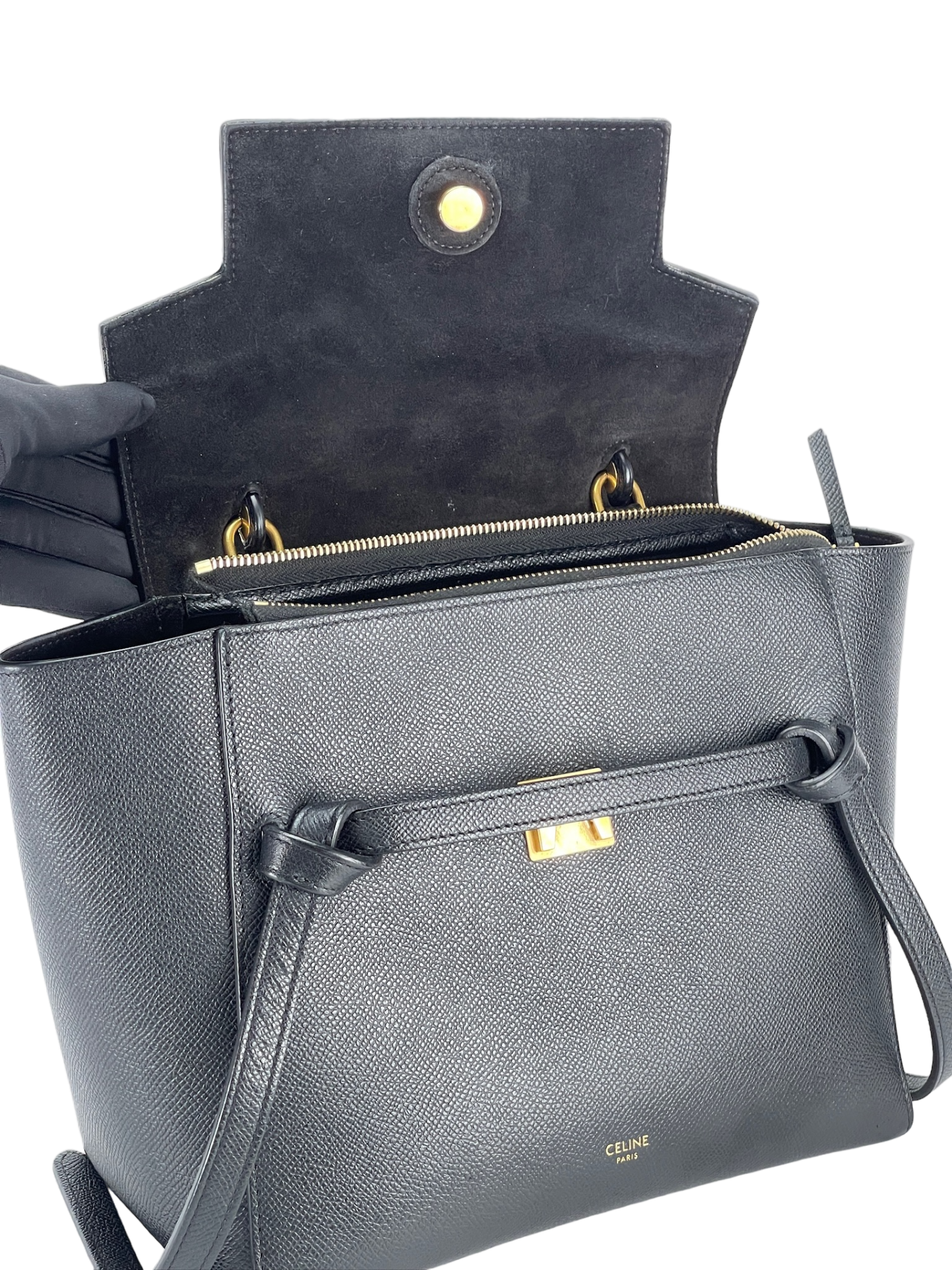 CELINE - Mirco Belt Leather 2way Handbag