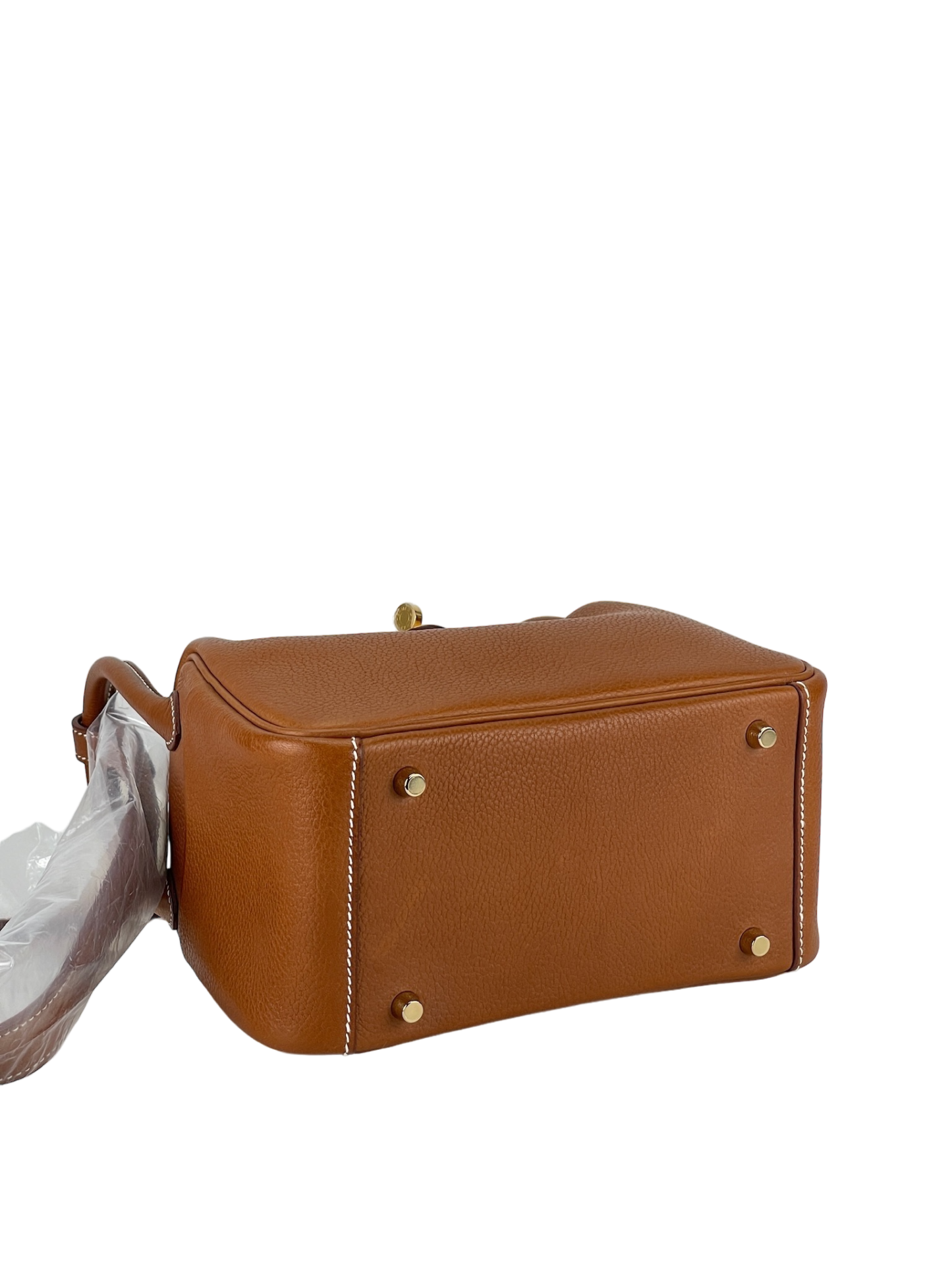 HERMES - Gold TC Mini Lindy Bag