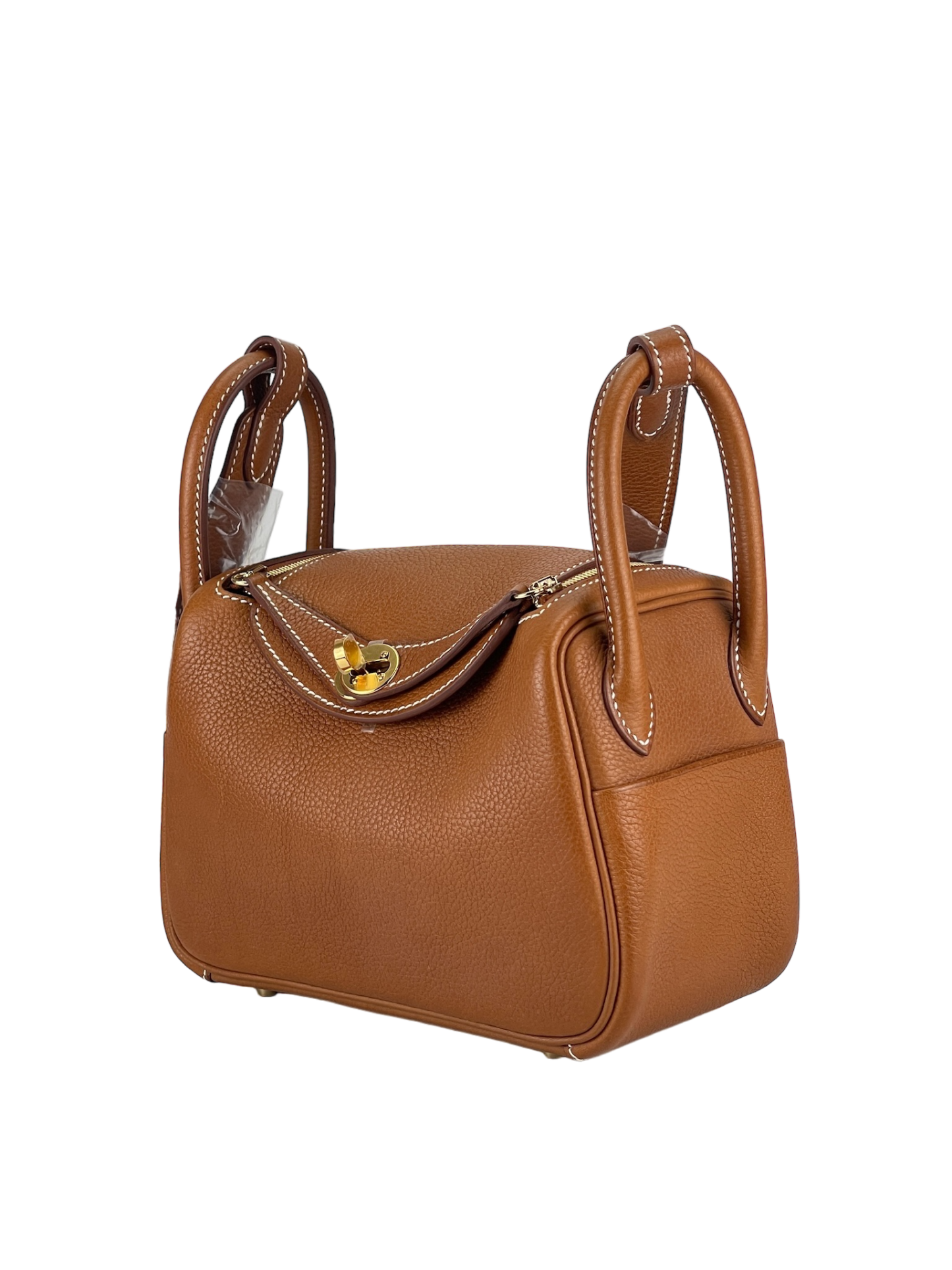 HERMES - Gold TC Mini Lindy Bag