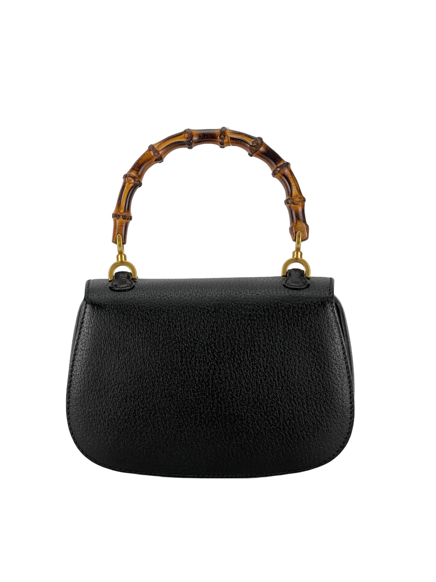 GUCCI - 2way Smalll leather Bamboo Handbag