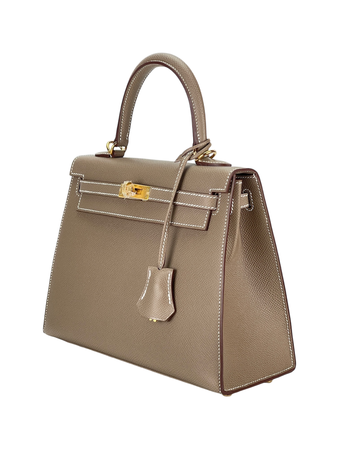HERMES - Etoupe Epsom Kelly 25 Bag
