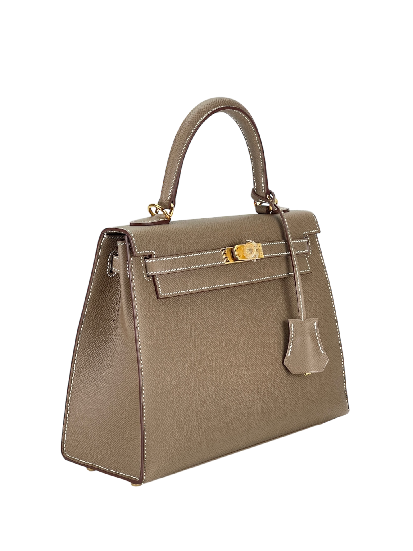 HERMES - Etoupe Epsom Kelly 25 Bag
