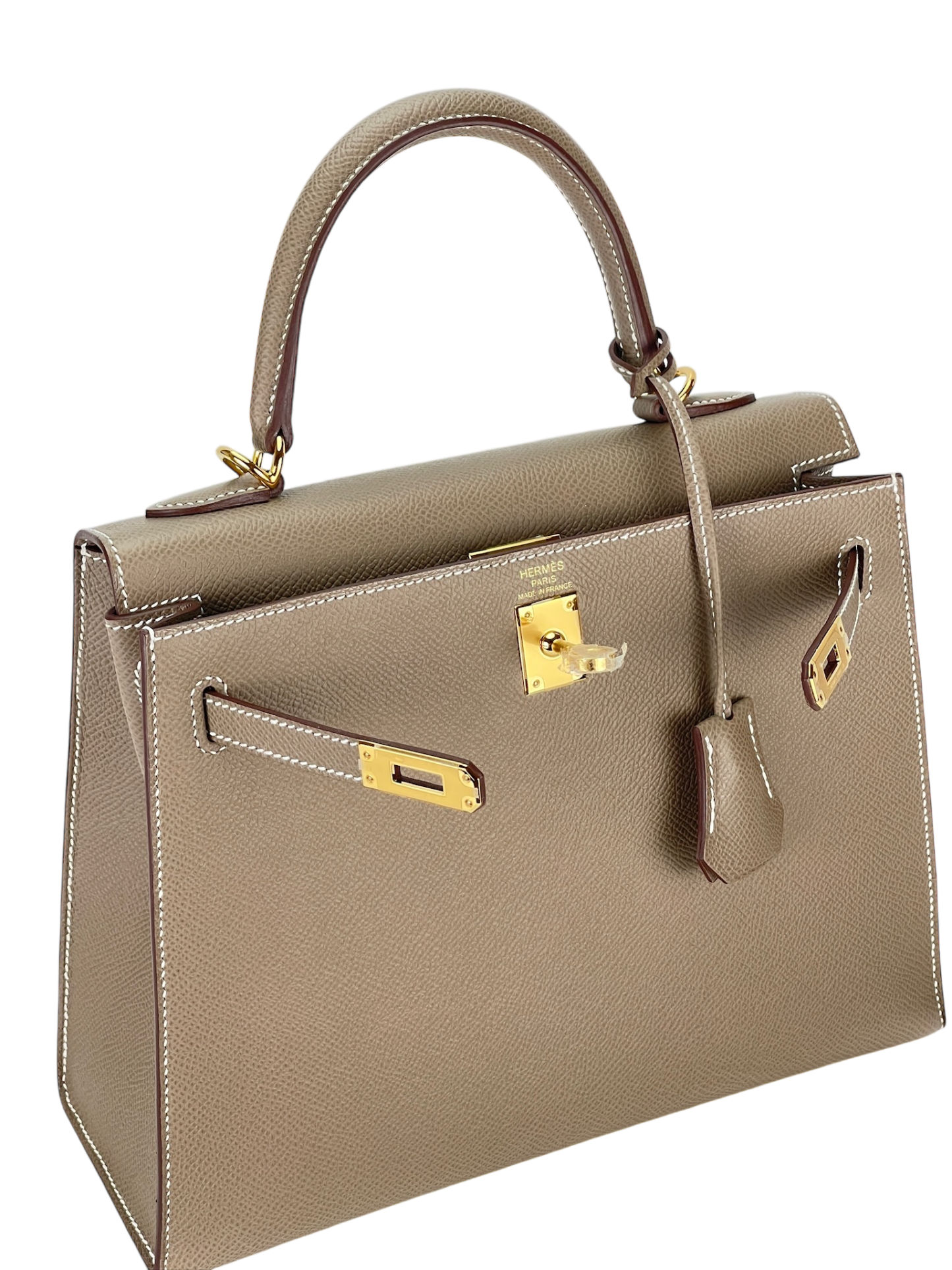 HERMES - Etoupe Epsom Kelly 25 Bag