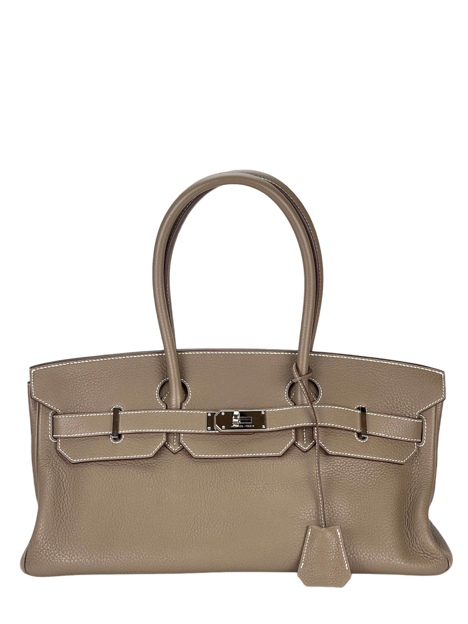 HERMES - Etoupe TC Shoulder Birkin Bag
